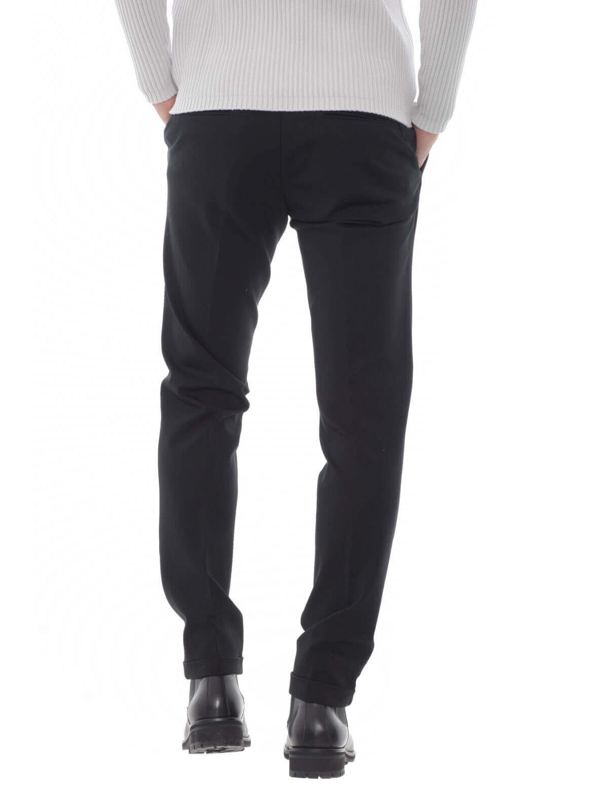 MICHAEL COAL Pantalone Uomo MCJOH3299F22 019 Nero gioboutiqueweb