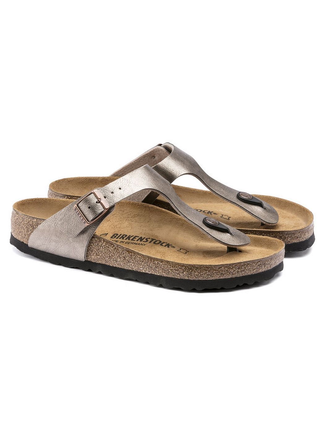 BIRKENSTOCK Sandalo Donna Gizeh 1016144 Argento gioboutiqueweb