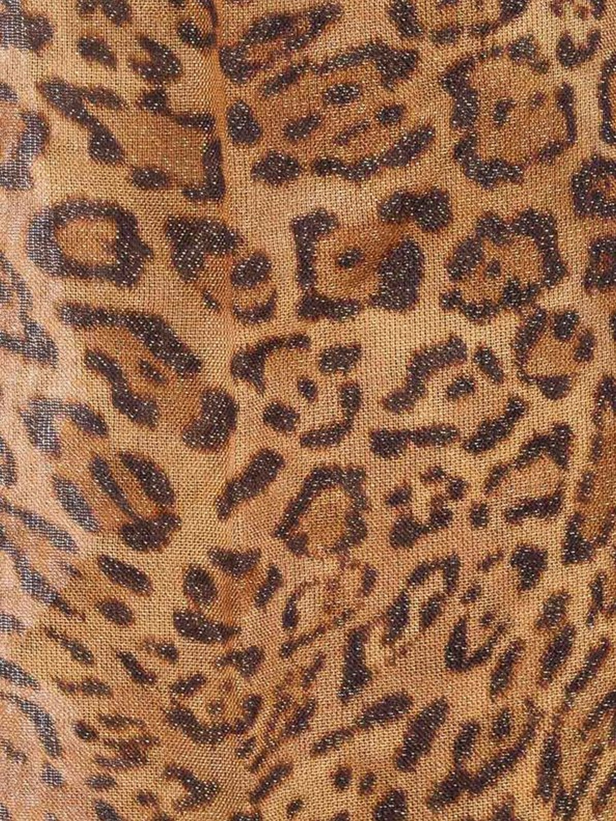 TWINSET Stola Donna SPOTTED PRINT SCARF 252TA4610 12737 ST.ANIMALIER COFFEE/LAND