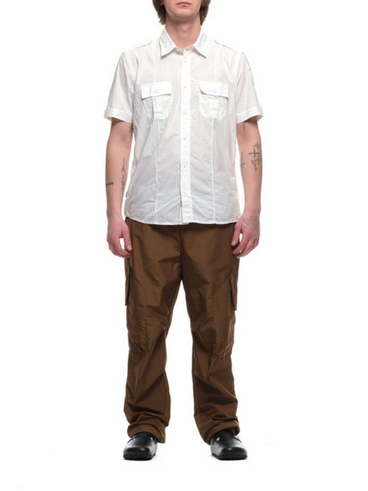 BLAUER Camicia Uomo 24SBLUS02034 006780 102 Bianco gioboutiqueweb