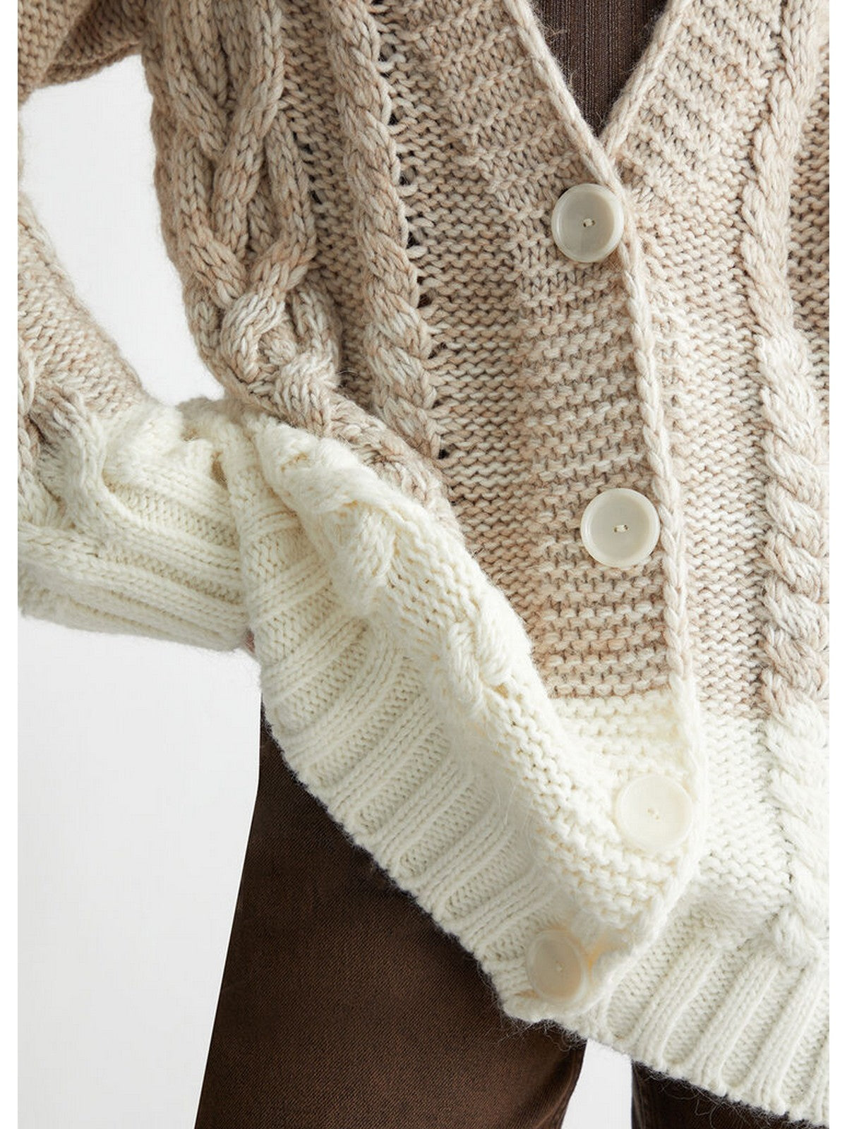 LIU JO BLACK Cardigan Donna CF4248MA329 N9624 Beige gioboutiqueweb