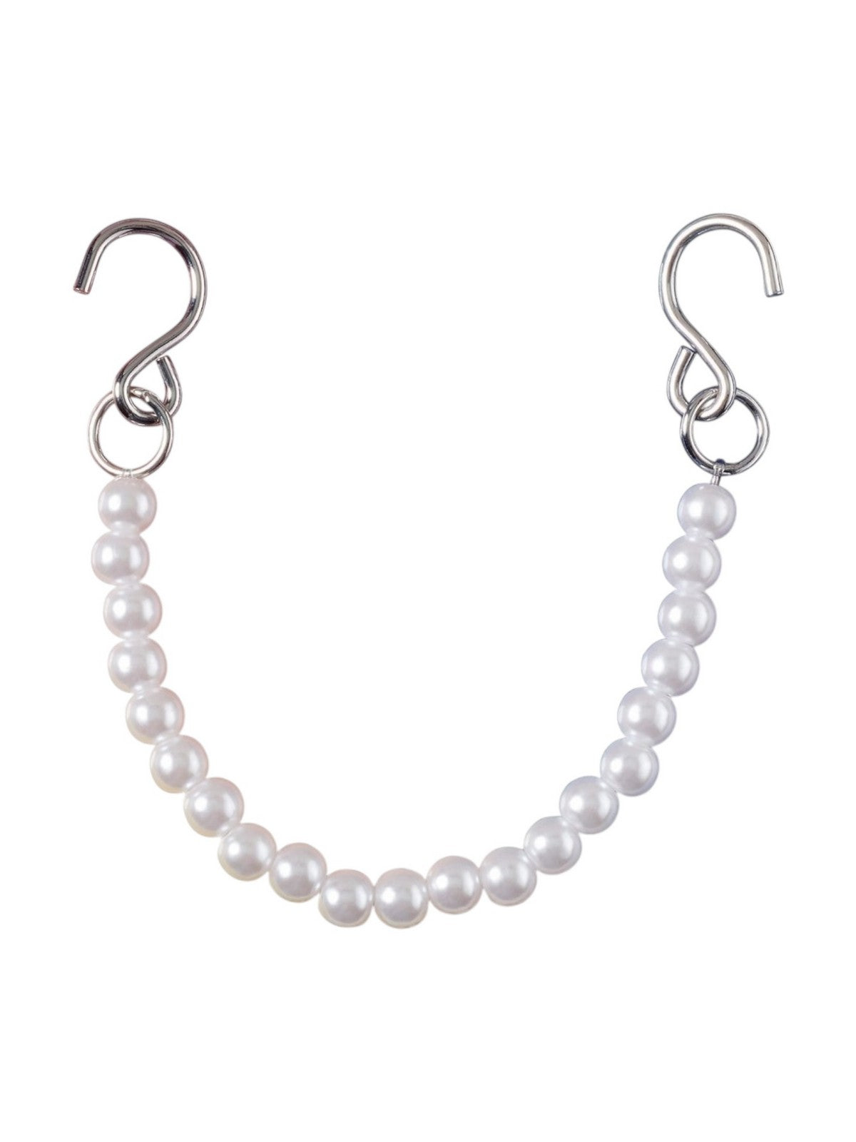 CROCS JIBBITZ Donna Pearl Strap Chain CR.4251 JIB Bianco gioboutiqueweb