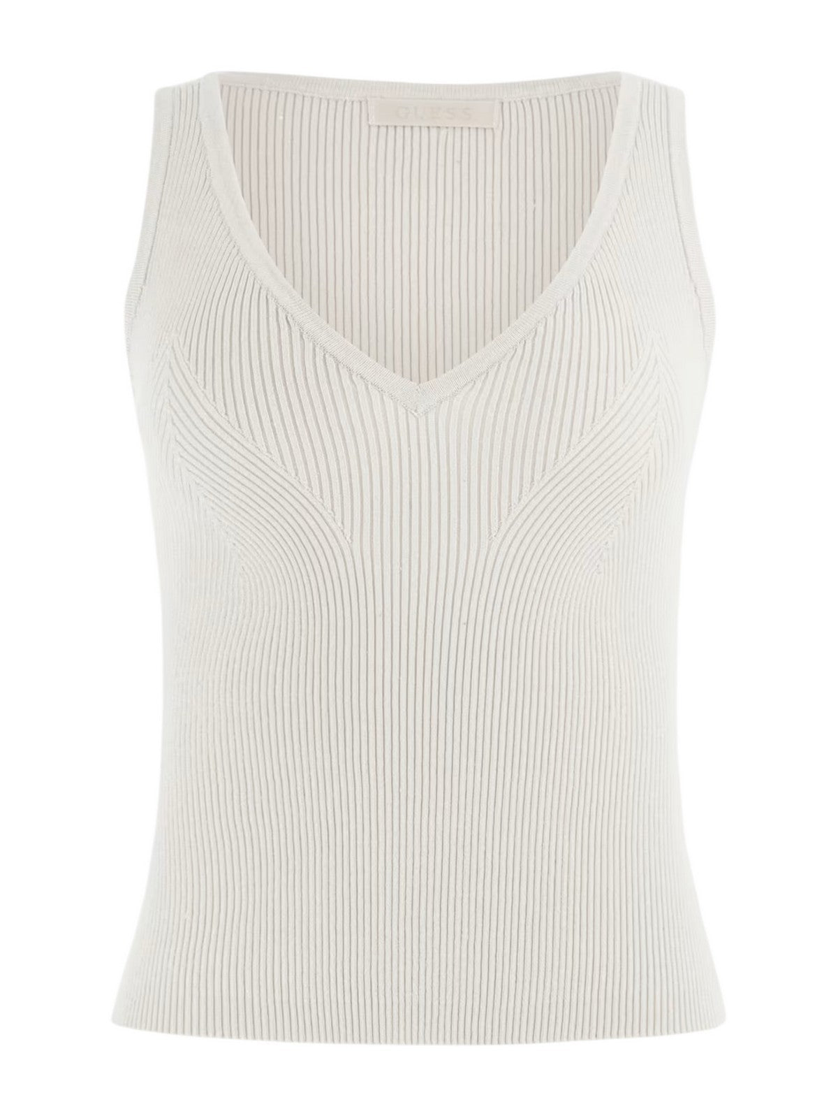 GUESS Canotta Donna EDEN TANK TOP SWTR W5RR18 Z34O0 G9L9 Beige gioboutiqueweb