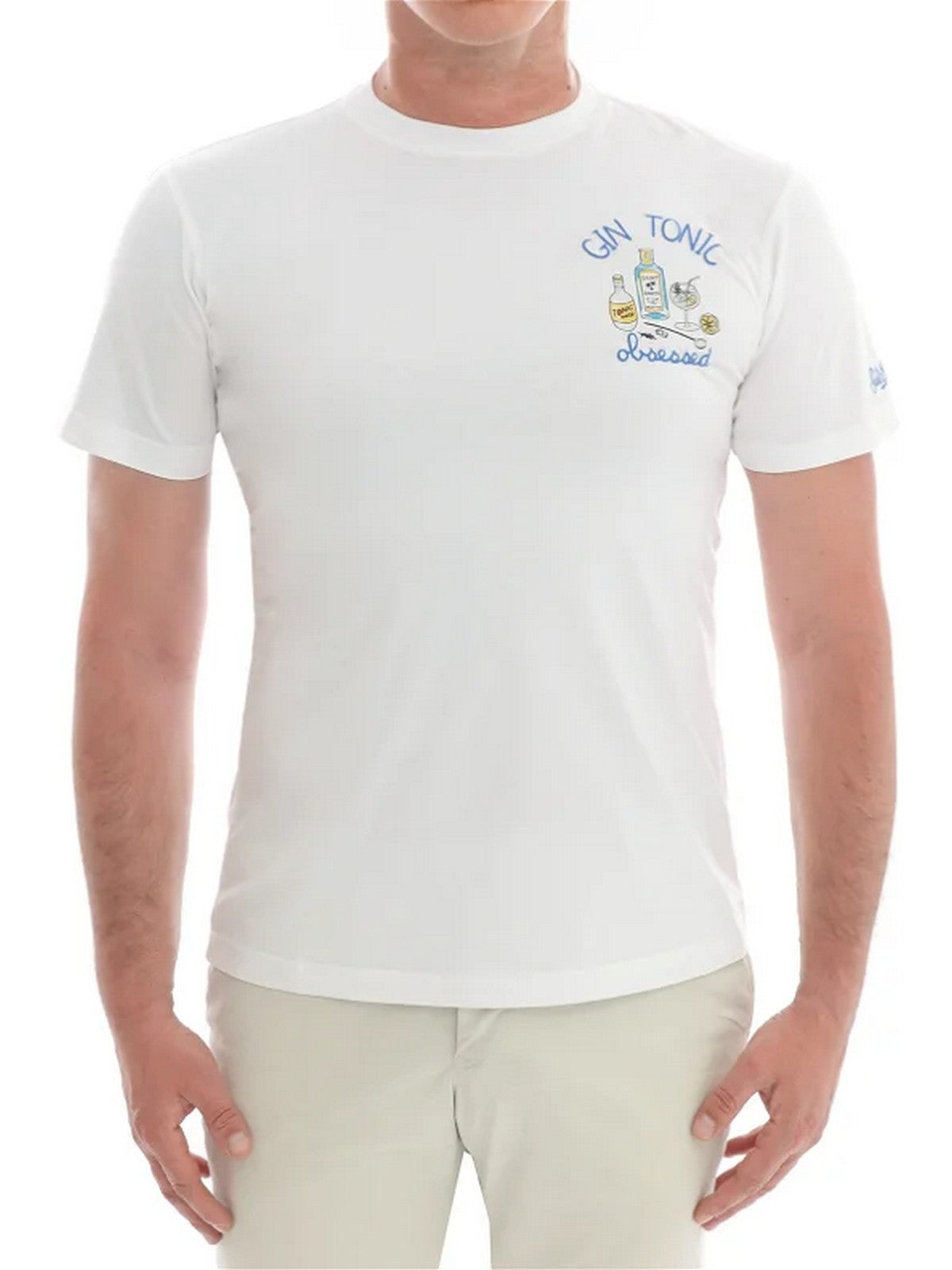 Mc2 Saint Barth T-shirt and Polo Men Tshirt Man 03568F White