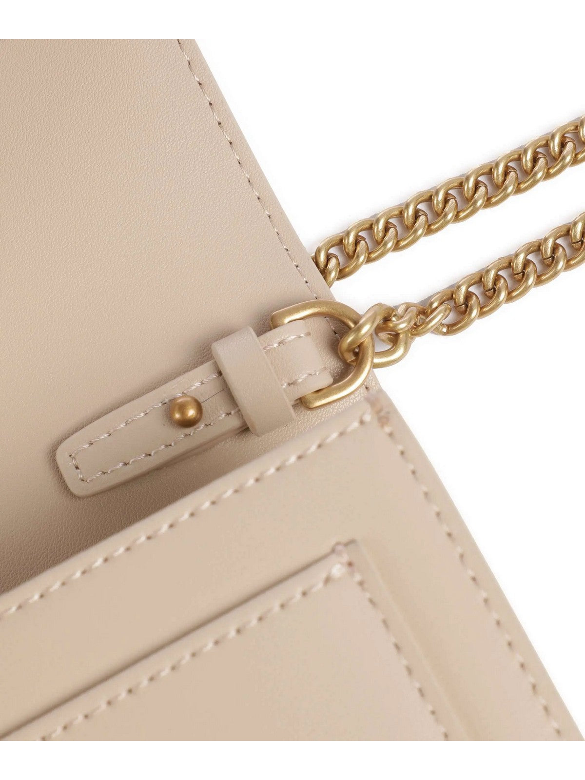 PINKO Borsa Donna Love One Wallet C Vitello Seta 100062-A0F1 C50Q Beige gioboutiqueweb