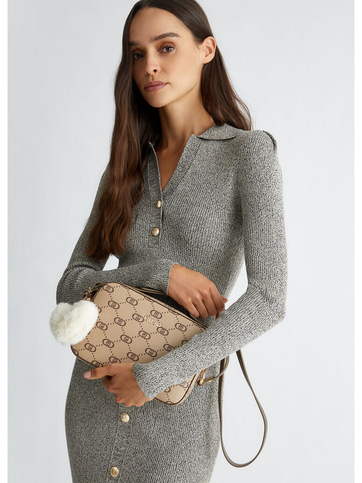 LIU JO ACCESSORIES Borsa Donna AF4195E0668 61406 Marrone gioboutiqueweb