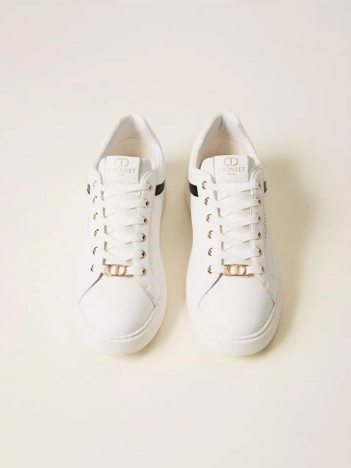 TWINSET Sneaker Donna SNEAKERS 252TCP020 01870 BIC.OTTICO/NERO