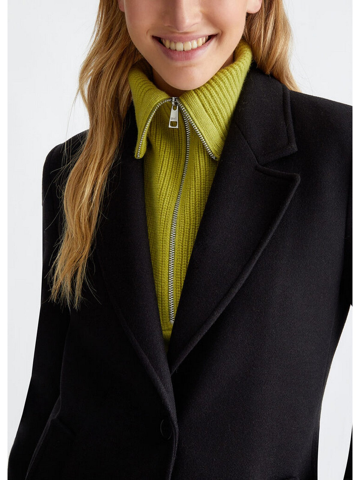 LIU JO WHITE Cappotto Donna WF4271T4612 22222 Nero gioboutiqueweb