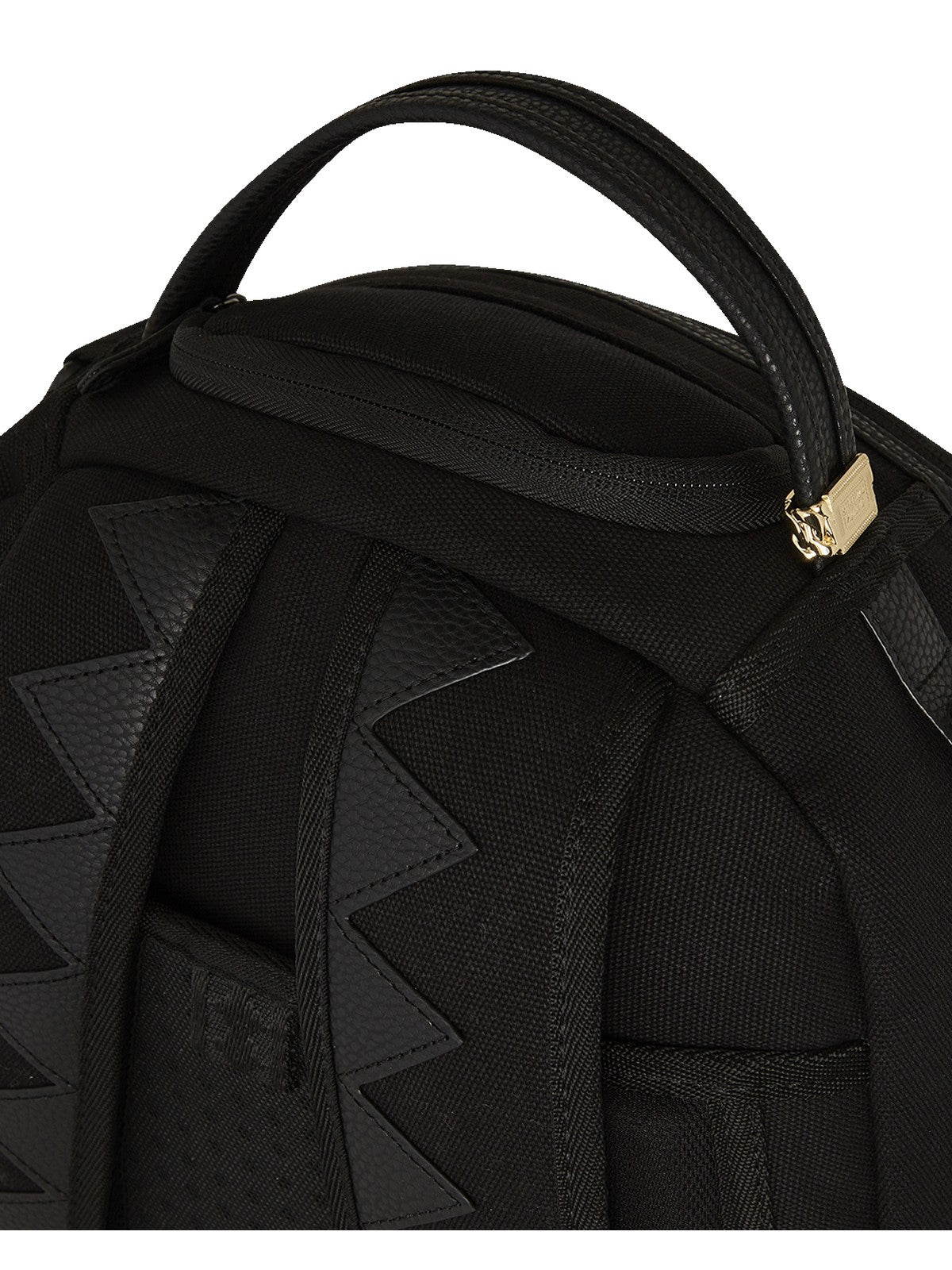 SPRAYGROUND Zaino Uomo SHARK POCKET CANAVAS BACKPACK 910B7127NSZ Nero gioboutiqueweb