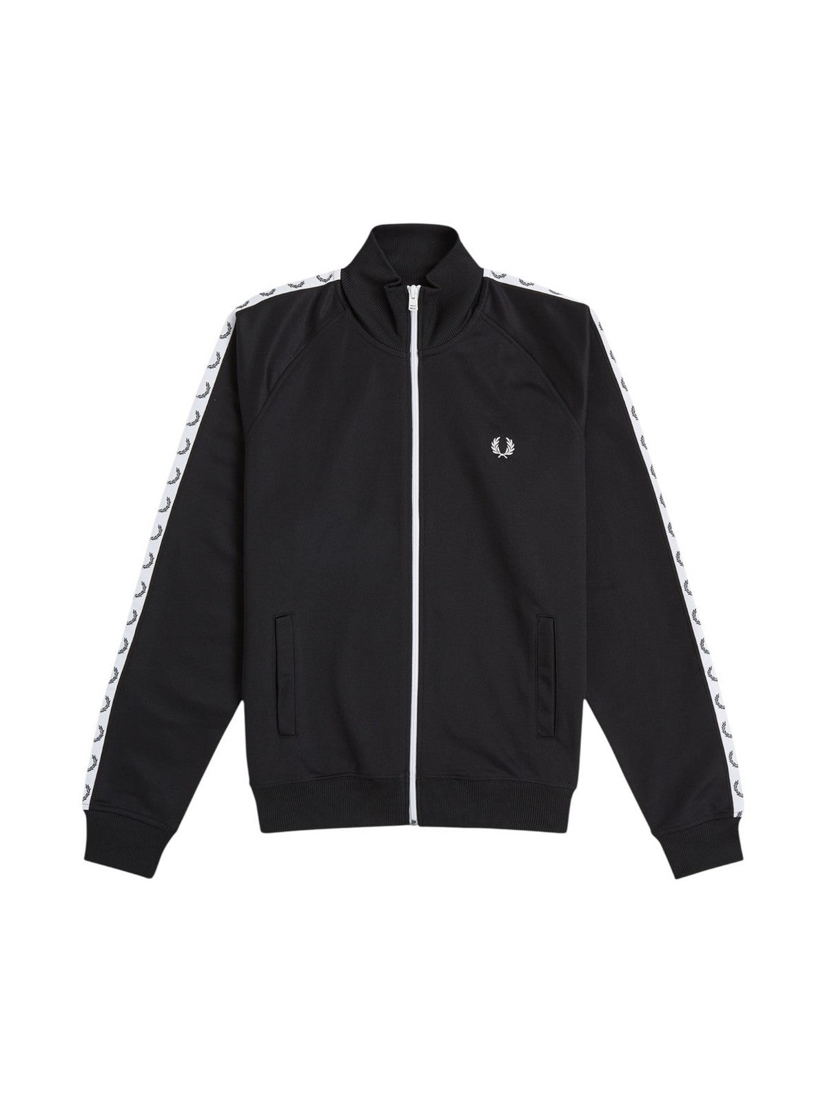 FRED PERRY Felpa Uomo FP TAPED TRACK JACKET FP-J4620-57 198 BLACK