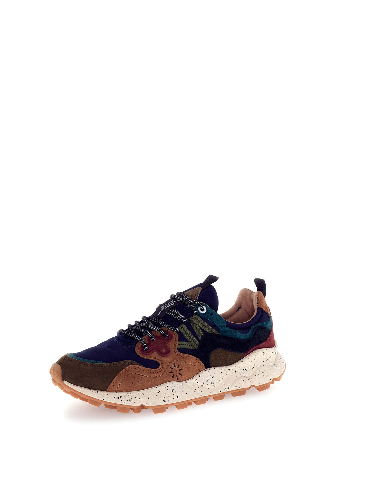 FLOWER MOUNTAIN Sneaker Uomo YAMANO 3 UNI 2017818-01-2B32 DEEP MUD-LIGHT BROWN-NAVY