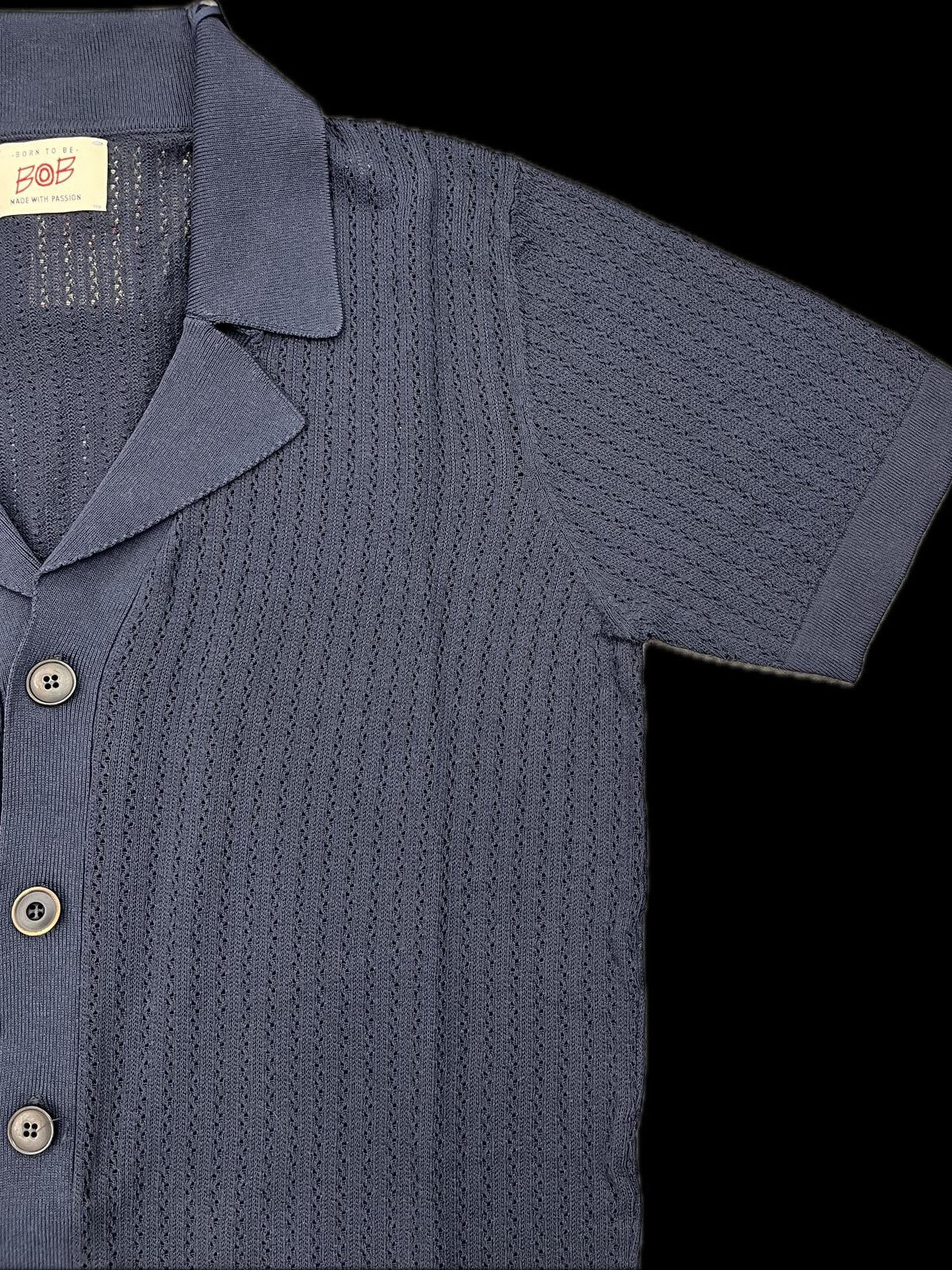 BOB Camicia Uomo P25RULE UNICA Blu