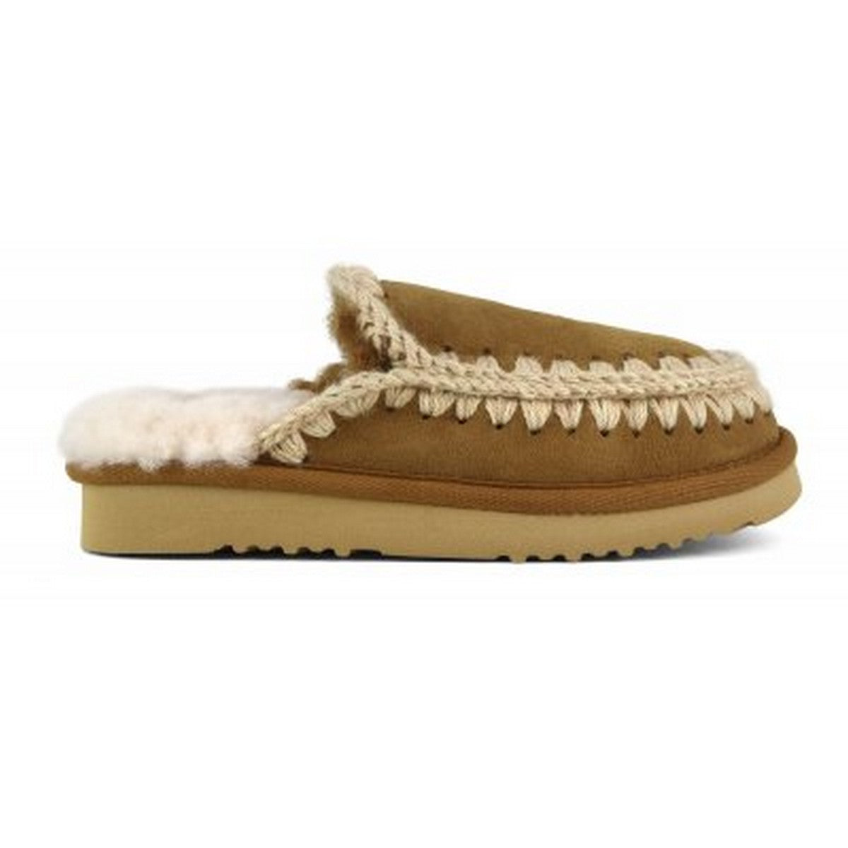 MOU Ciabatta Donna Eskimo slipper MU.FW101125A COG COGNAC