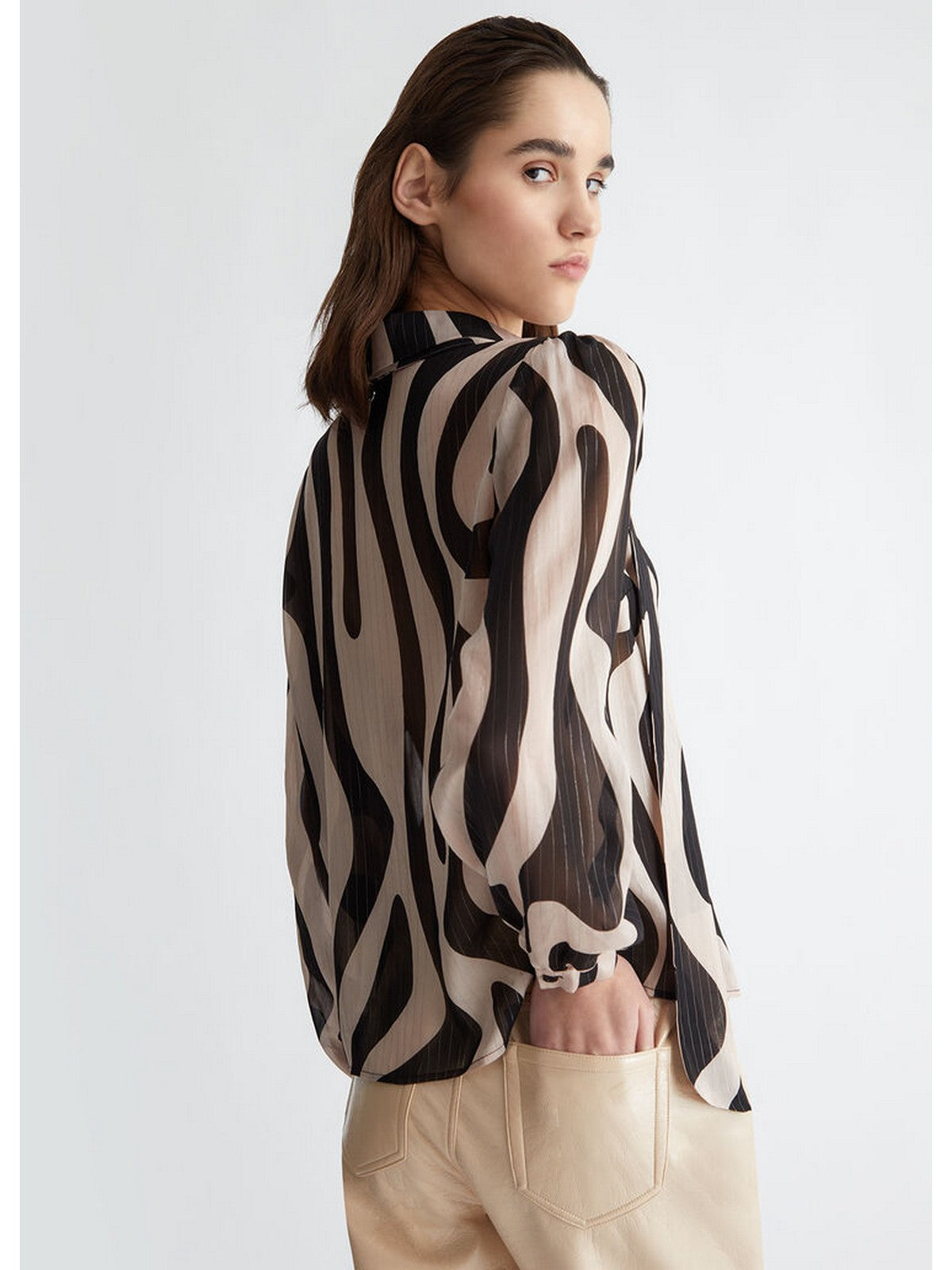 LIU JO WHITE Camicia Donna WA4033T3765 Q9973 Rosa gioboutiqueweb