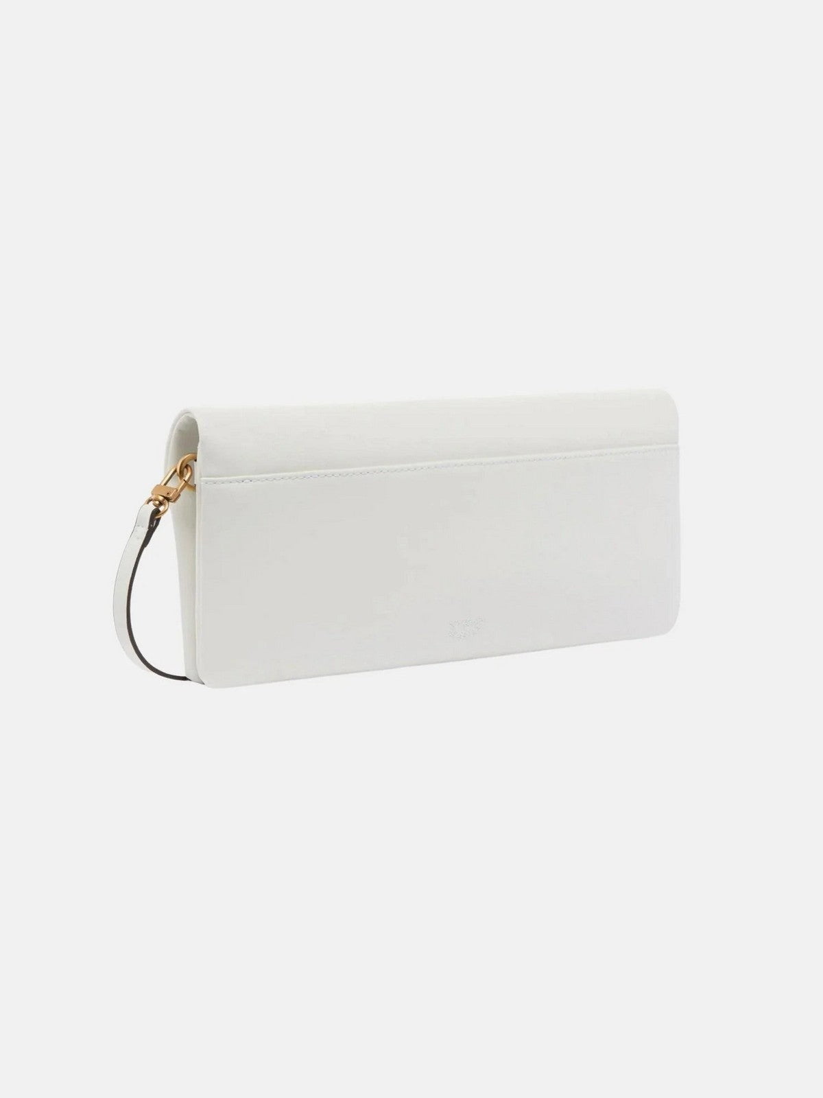 PINKO Borsa Donna CLICK SOFT HORIZONTAL CLASSIC 106022-A0QO Z15Q BIANCO NEMBO-ANTIQUE GOLD