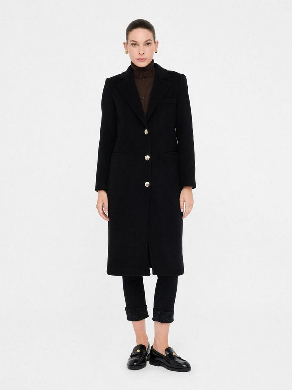 LIU JO BLACK Cappotto Donna CF5305T2583 22222 Nero