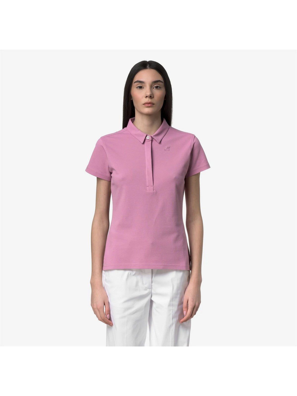 K-WAY Polo Donna AMEDEA PIQUE K1127GW H41 VIOLET GLICINE