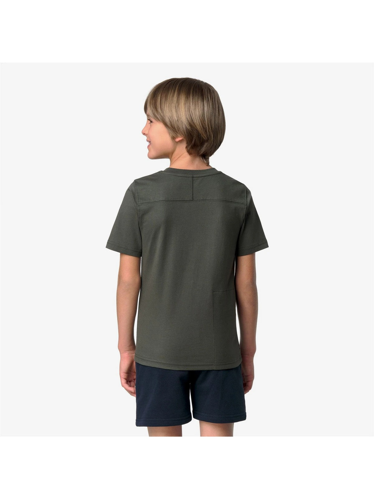 K-WAY KIDS T-shirt Bambini e ragazzi P. LEONIDE K7133YW WMR GREEN BLACKISH