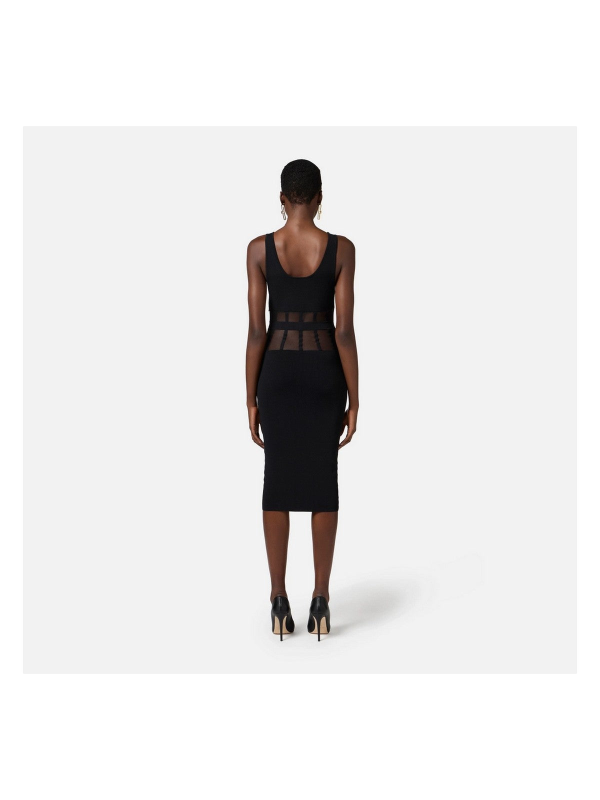 ELISABETTA FRANCHI Abito Donna AM65S51E2-110 Nero gioboutiqueweb