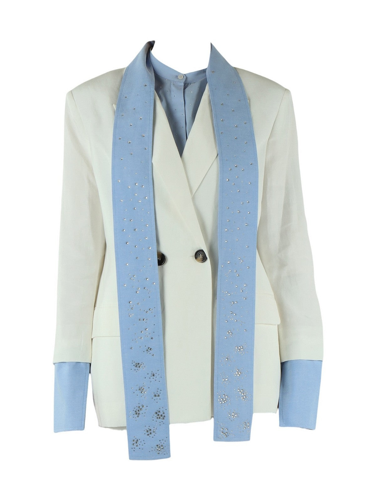 LIU JO WHITE Giacca Donna WA6436T4818 10701 BIANCO LANA