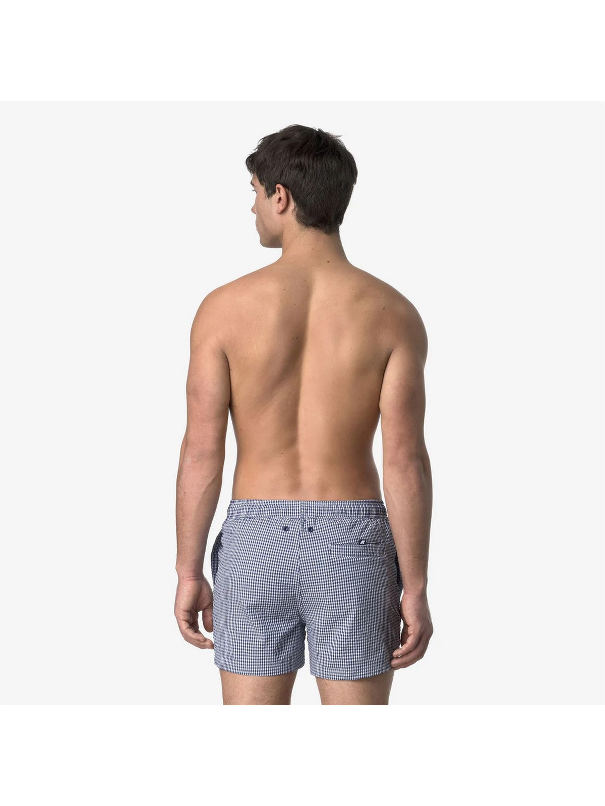 K-WAY Costume da bagno Uomo HAZEL CHECK BEACH K8141LW B0J Bianco gioboutiqueweb