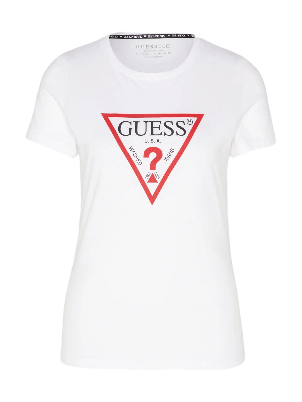 GUESS T-Shirt e Polo Donna W1YI1B I3Z14 G011 Bianco gioboutiqueweb