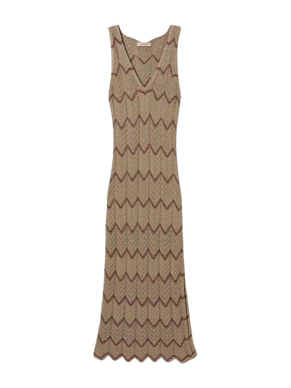 TWINSET Abito Donna 251TT3197 12528 Verde gioboutiqueweb