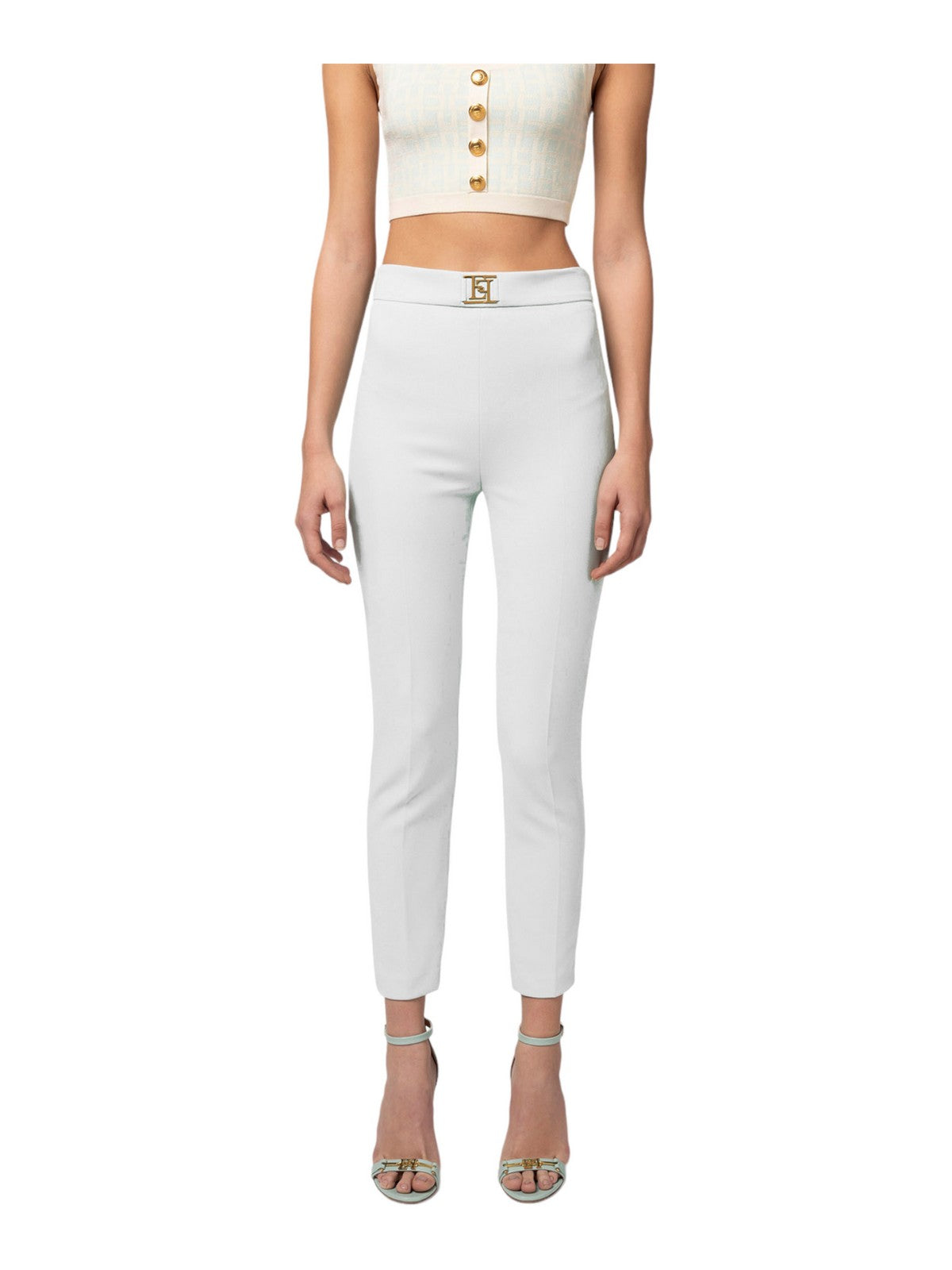 ELISABETTA FRANCHI Pantalone Donna PAT1441E2 360 Avorio