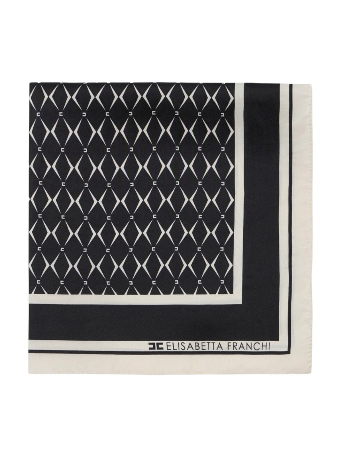 ELISABETTA FRANCHI Foulard Donna FO02L46E2 685 Nero gioboutiqueweb