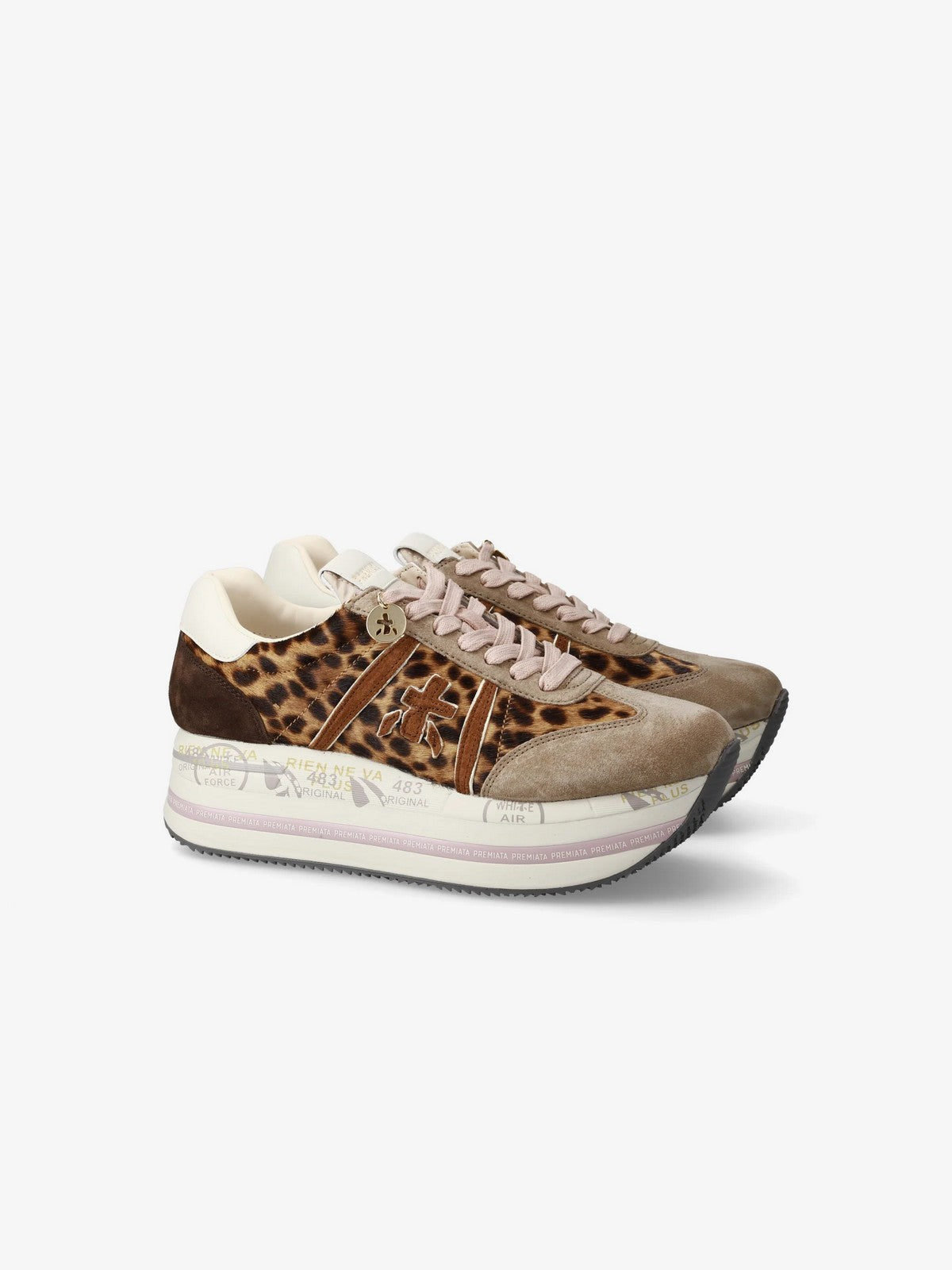 PREMIATA Sneaker Donna BETH VAR 7741 ANIMALIER LEO