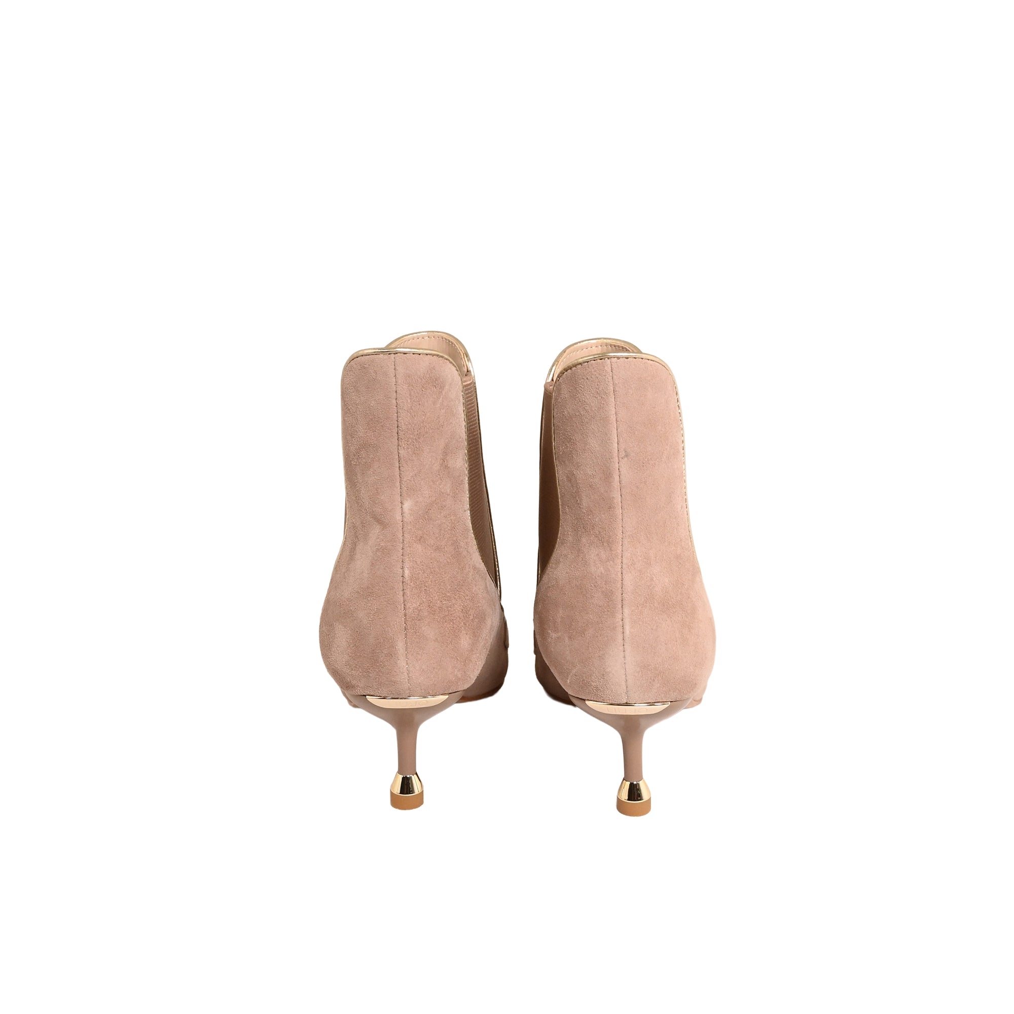 LIU JO Stivali e Stivaletti Donna DEVA 02 SF5011PX694 S3829 SUEDE/METALLIC POWDER ROSE/LIGHT GOLD
