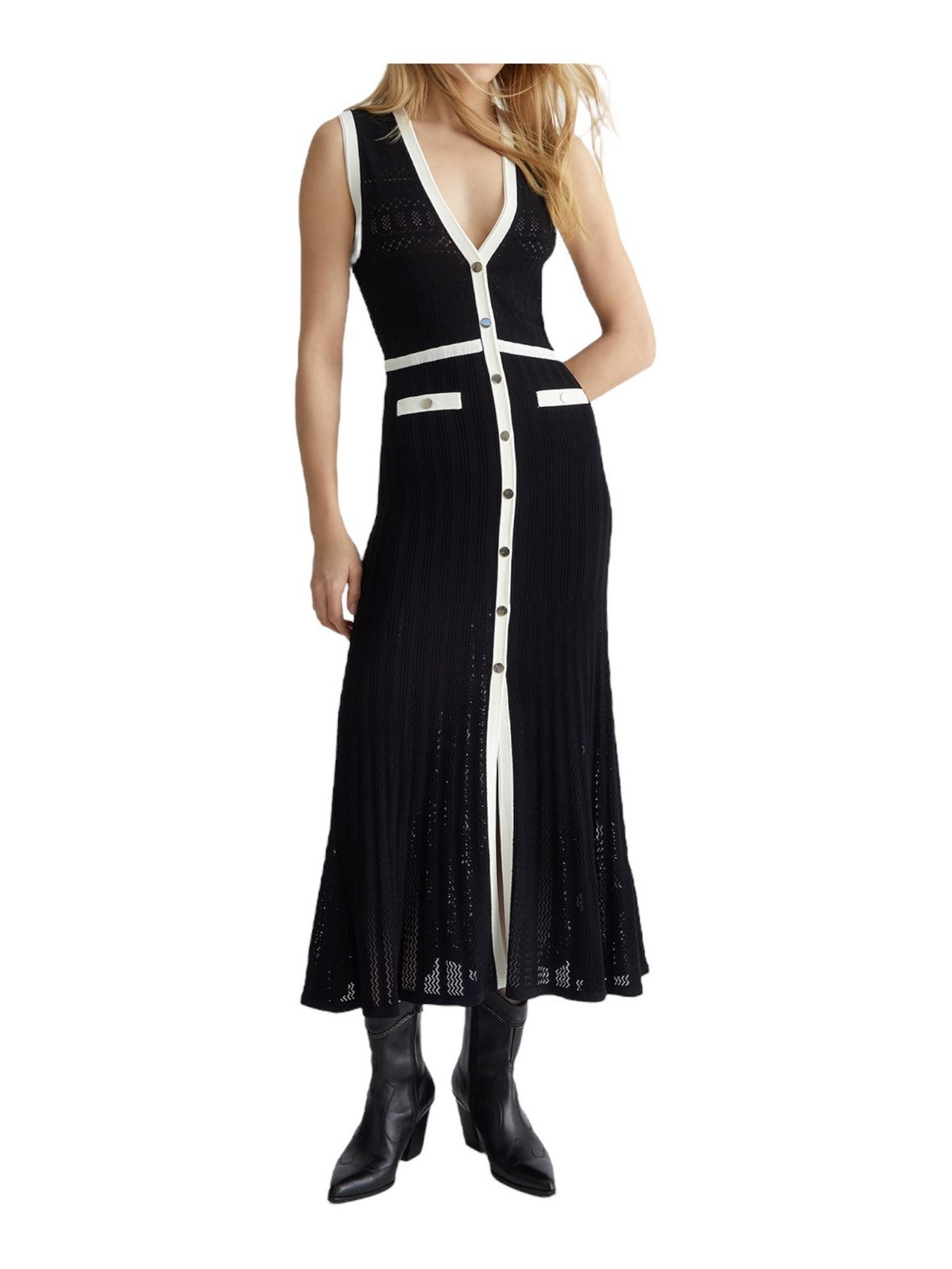 Liu Jo White Woman Robe MA4057MS52N C3415 Black