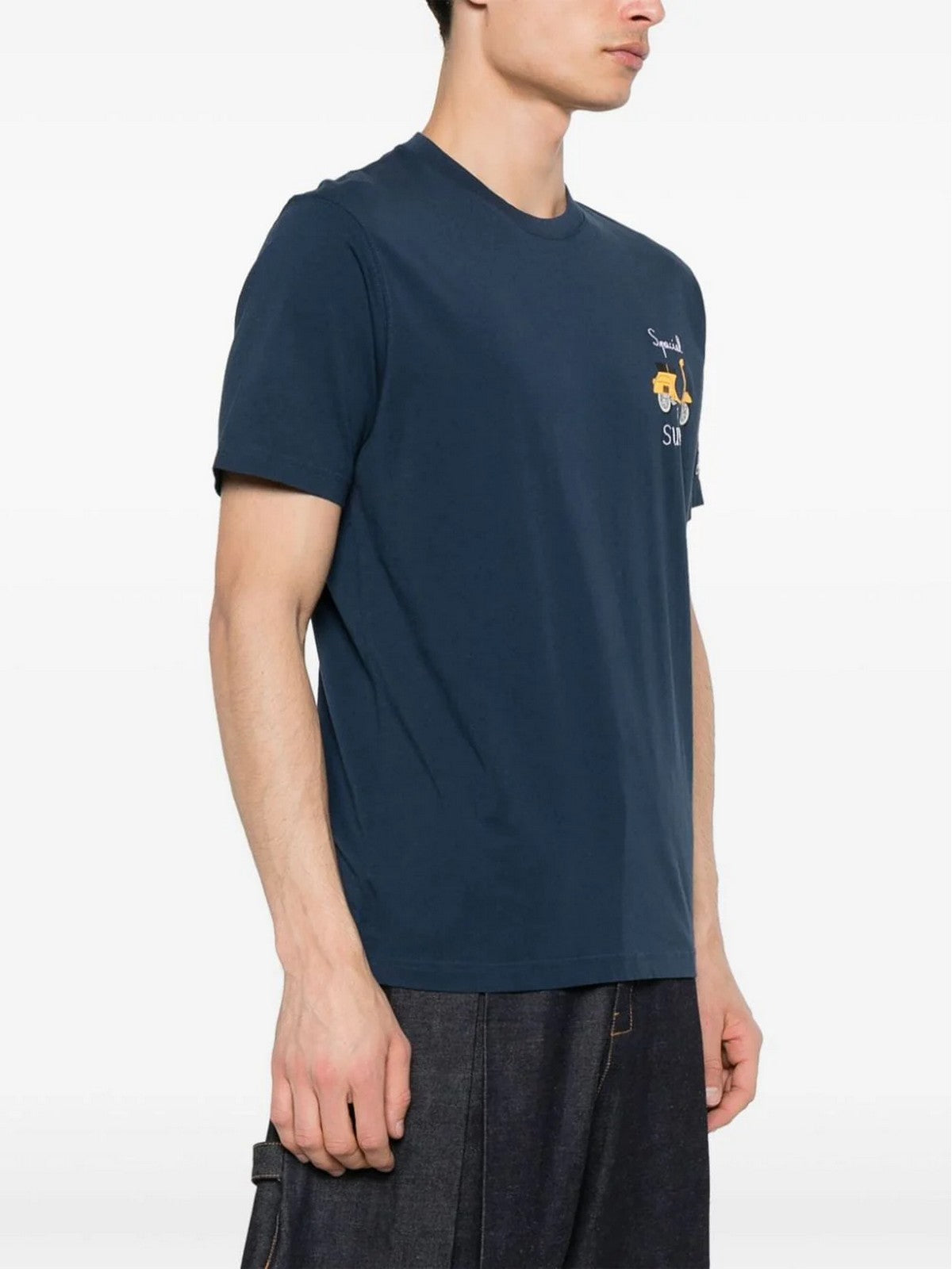 MC2 Saint Barth T-shirt et Polo Men Tshirt Man 03122f Blue