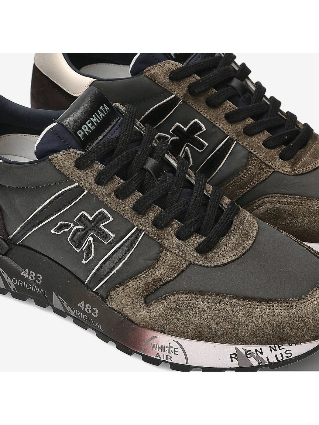 PREMIATA Sneaker Uomo LANDER VAR 5896 Grigio gioboutiqueweb