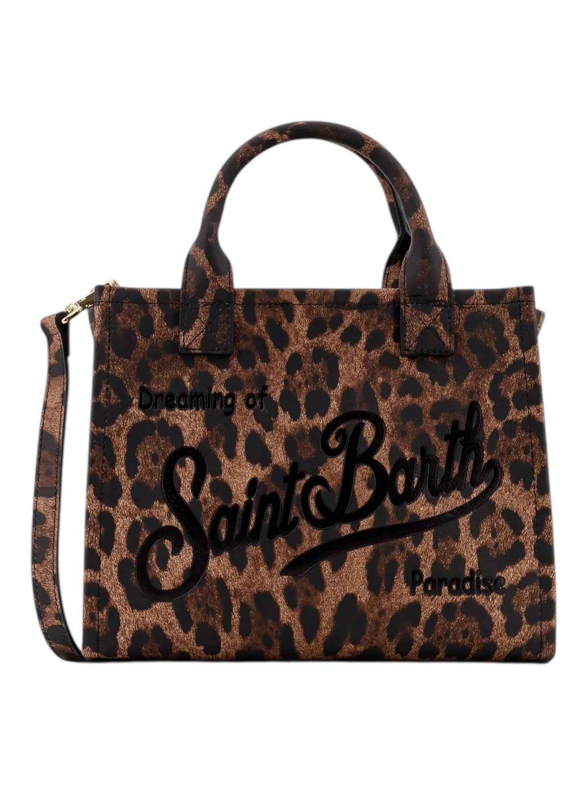 MC2 SAINT BARTH Borsa Donna VANITY BAG MIDI 00761I PRINTED LEOPARD LEATHER 12