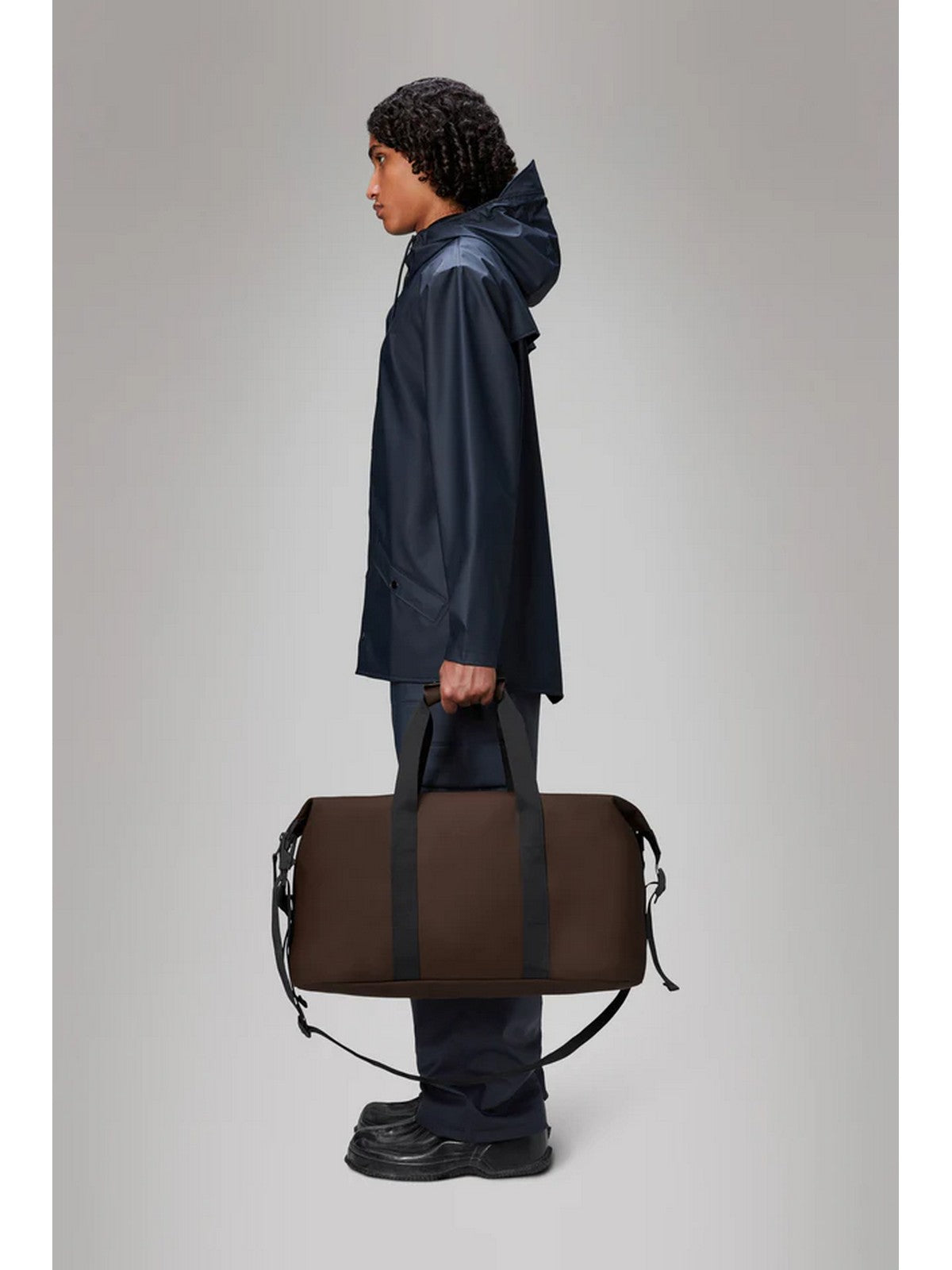 RAINS Valigie e Trolley Unisex adulto Hilo Weekend Bag 14200 FRM Marrone gioboutiqueweb
