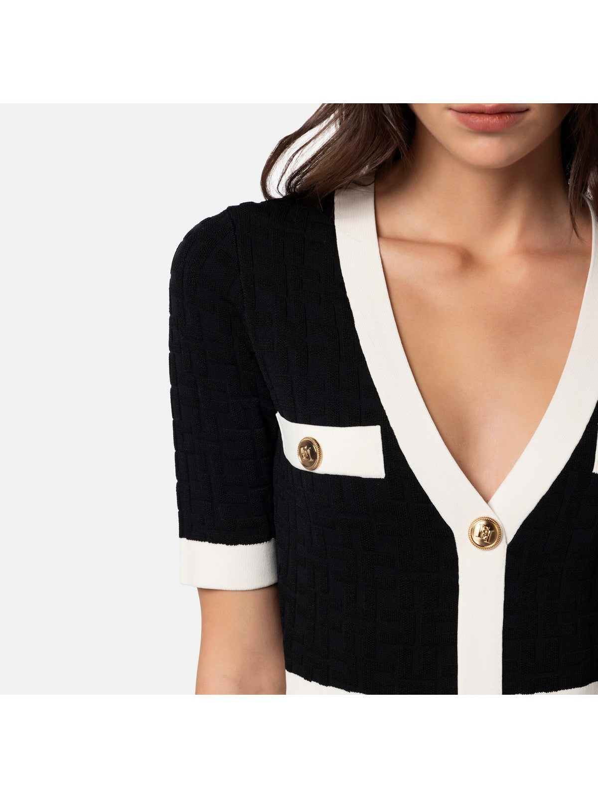 ELISABETTA FRANCHI Abito Donna AM81B42E2 110 Nero gioboutiqueweb