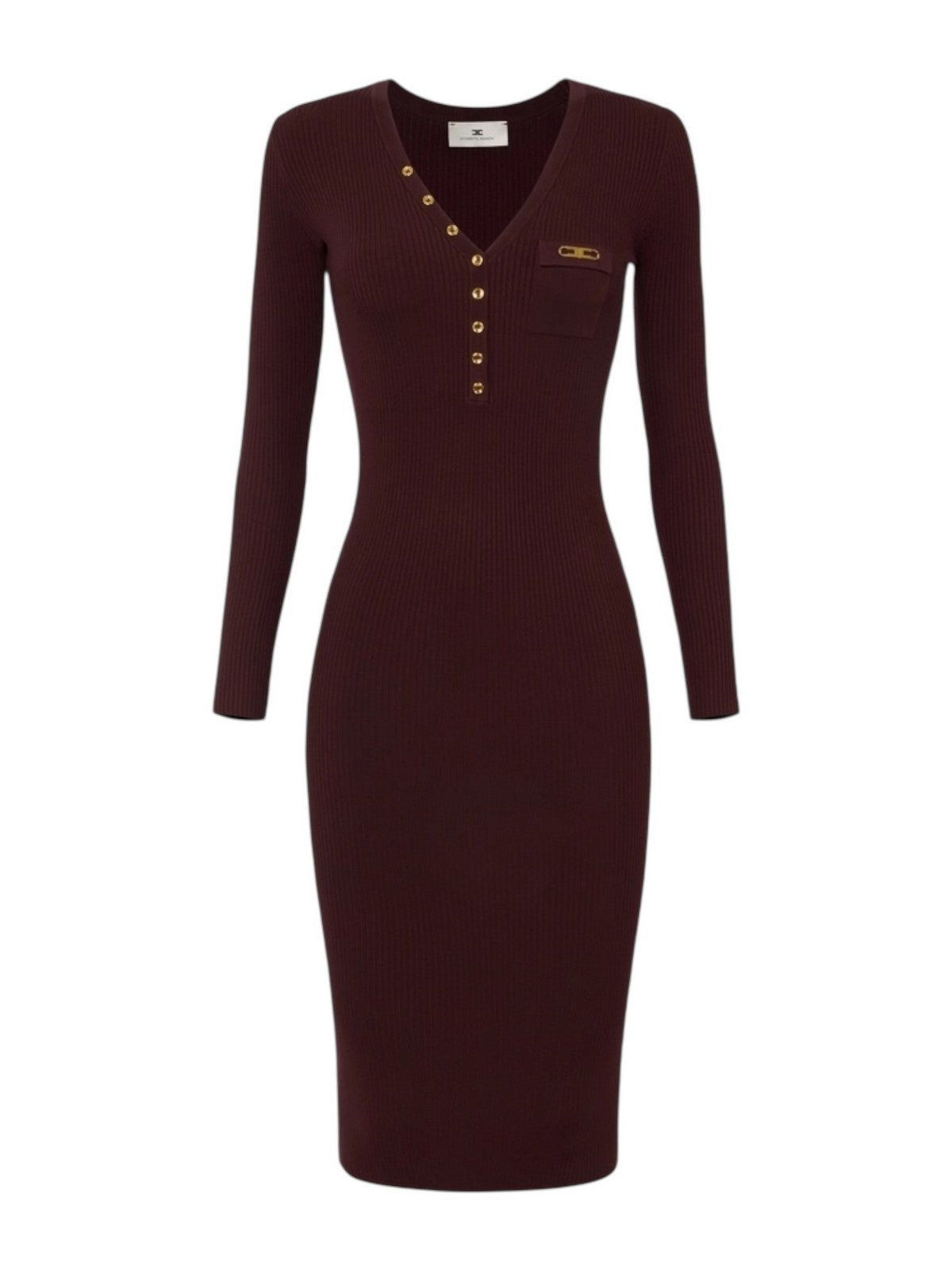 ELISABETTA FRANCHI Abito Donna AM10B56E2 EA4 MERLOT gioboutiqueweb