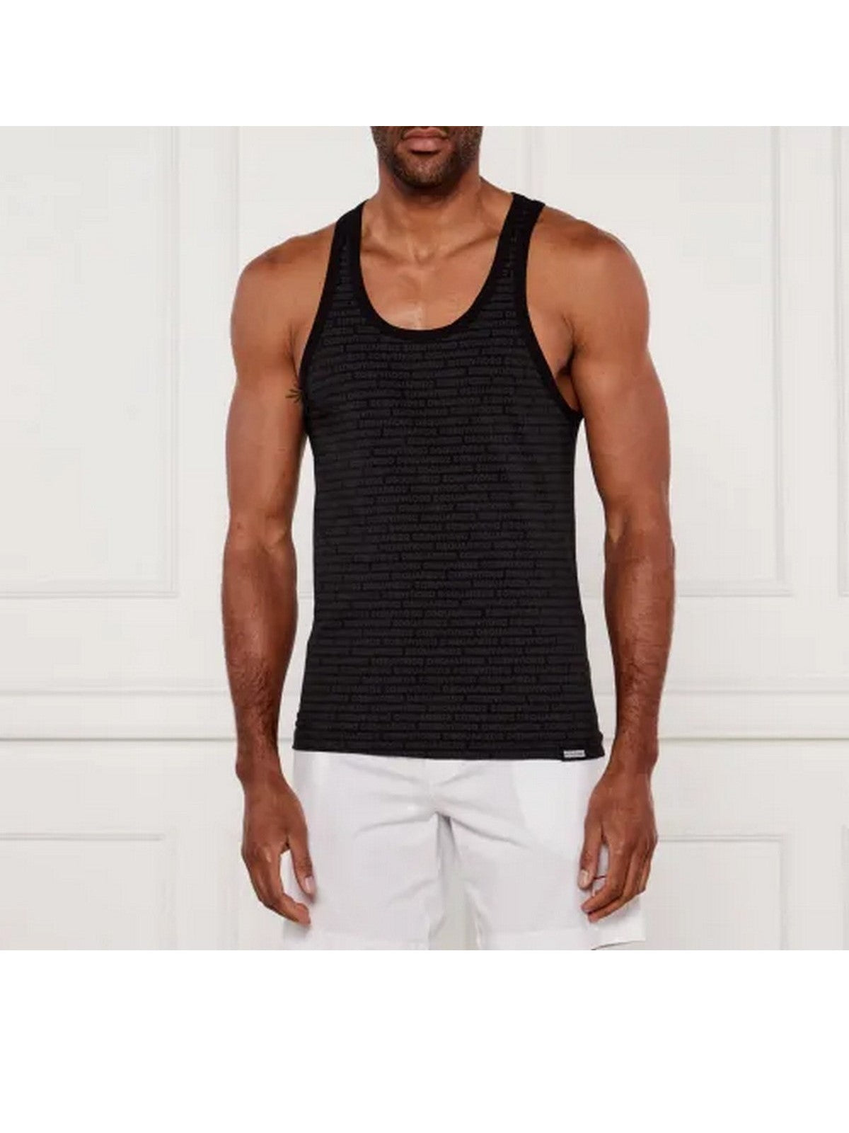 DSQUARED2 Canotta Uomo D9D095510 001 BLACK