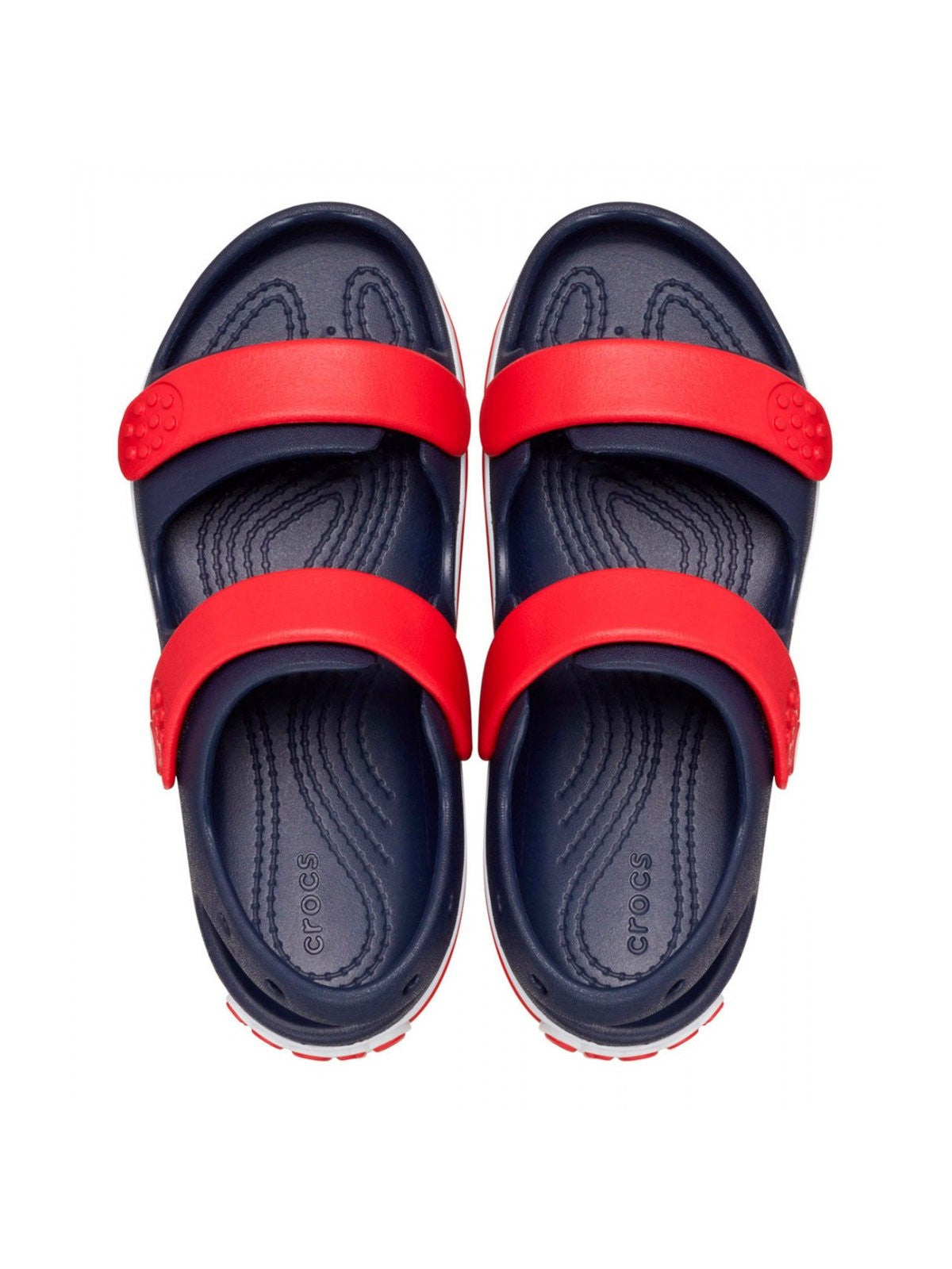 CROCS Sandalo Bambini e ragazzi Crocband Cruiser Sandal K 209423 4OT NAVY/VARSITY RED gioboutiqueweb