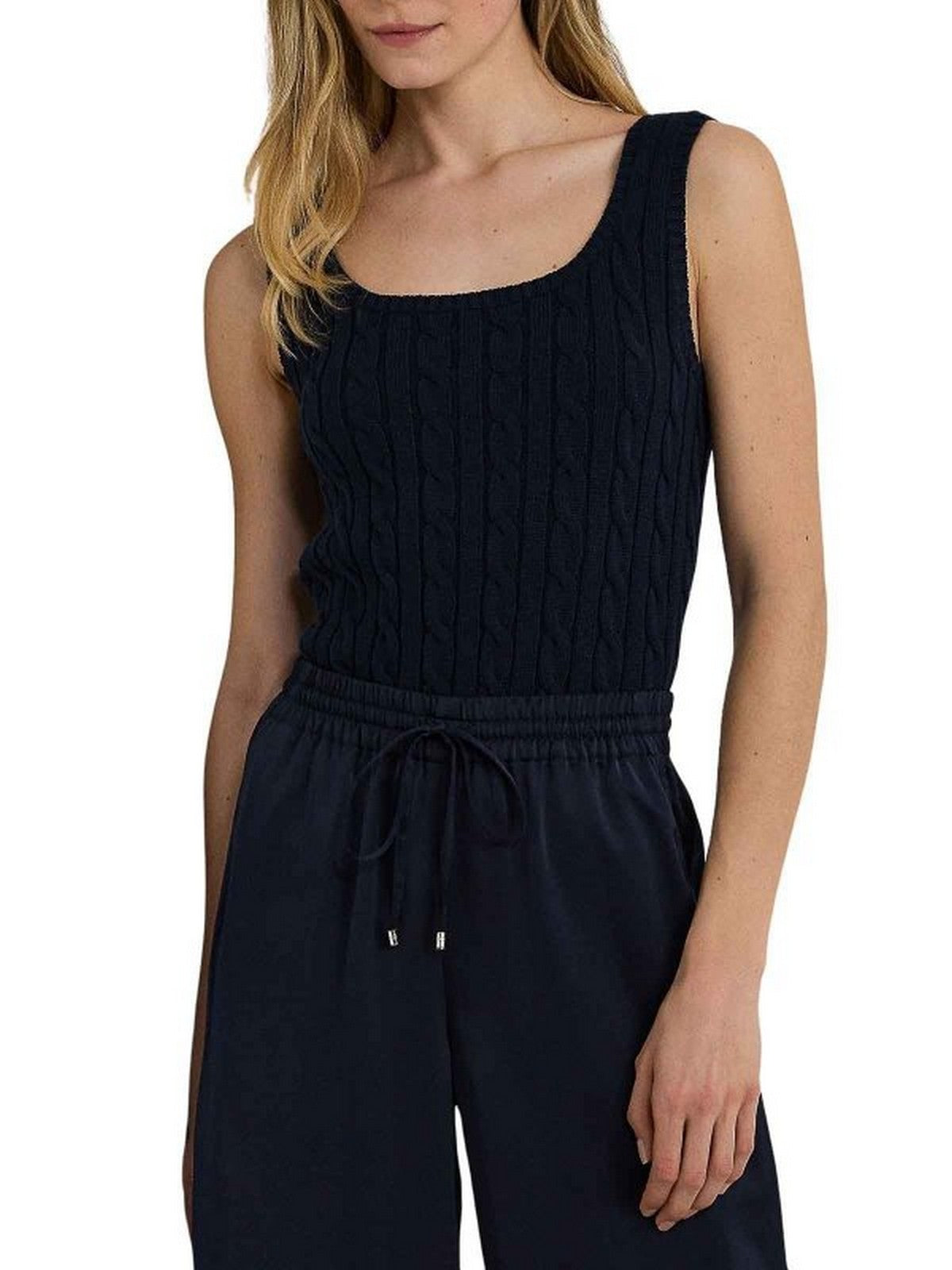 LAUREN RALPH LAUREN Canotta Donna RIDUAN-SLEEVELESS-PULLOVER 200862152 007 LAUREN NAVY