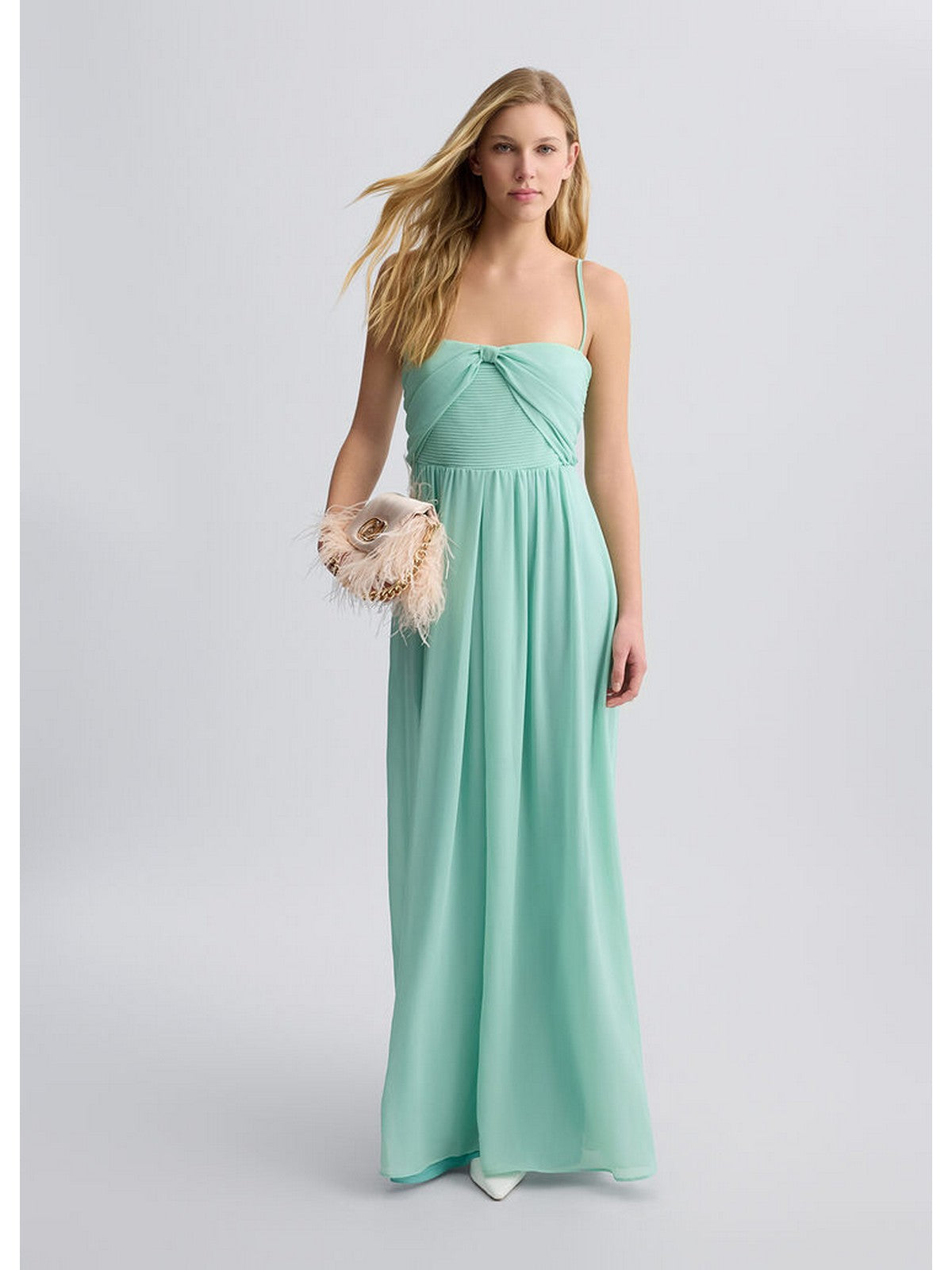 LIU JO BLACK Abito Donna CA5268TS869 X0687 Mint gioboutiqueweb