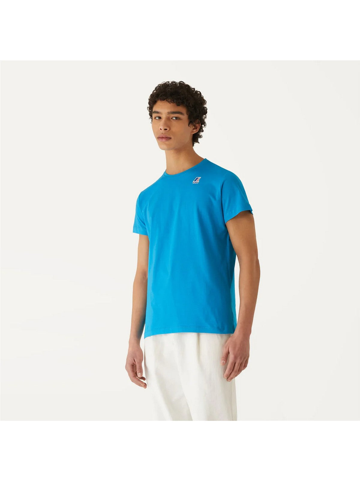 K-Way-T-Shirt und Herren Polo Vrai Edouard K007je0 91B Blau