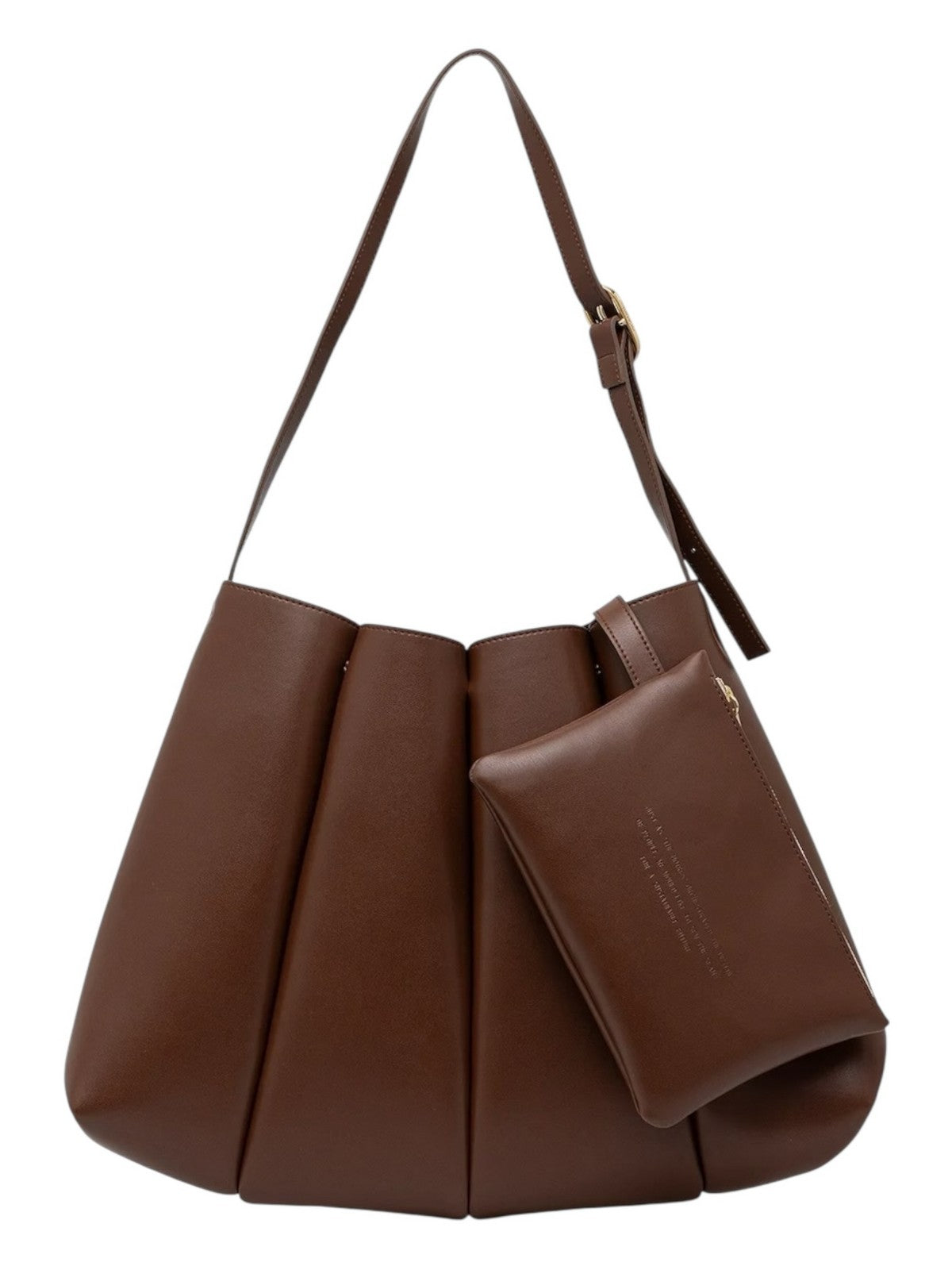 THEMOIRè Calipso sac vegan fabric bag brown eco-friendly design