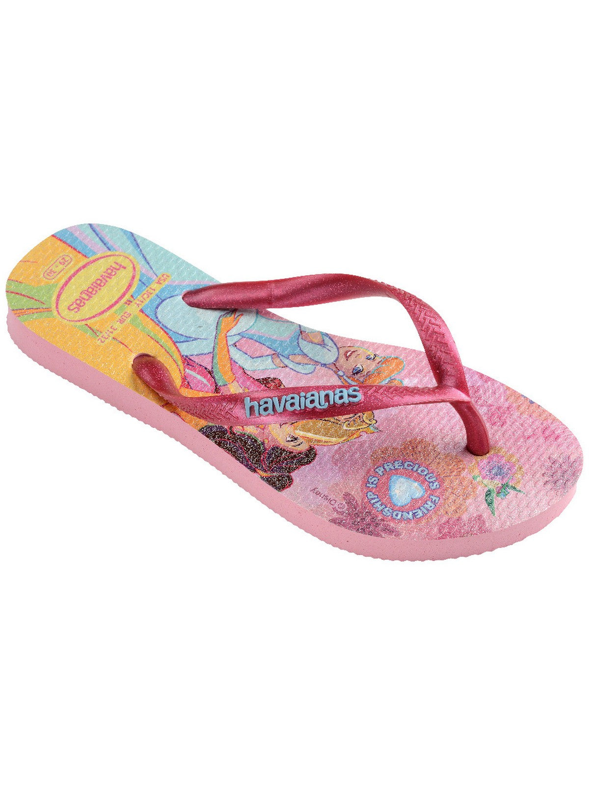 HAVAIANAS Infradito Bambine e ragazze Hav. Kids slim princess 4123328.9321 Rosa