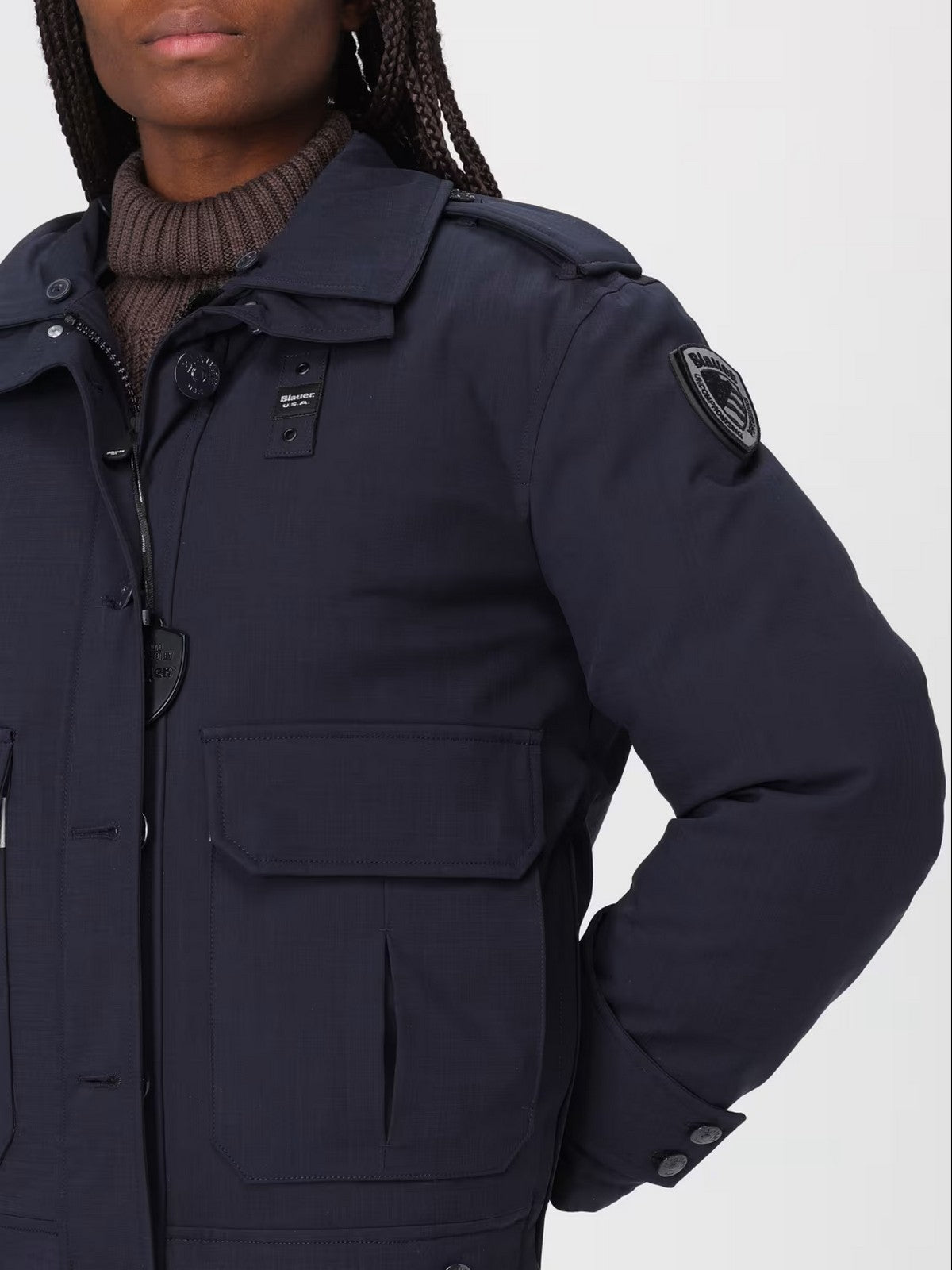 BLAUER Piumino Donna ROXANA 25WBLDC02196 007283 888 Blu