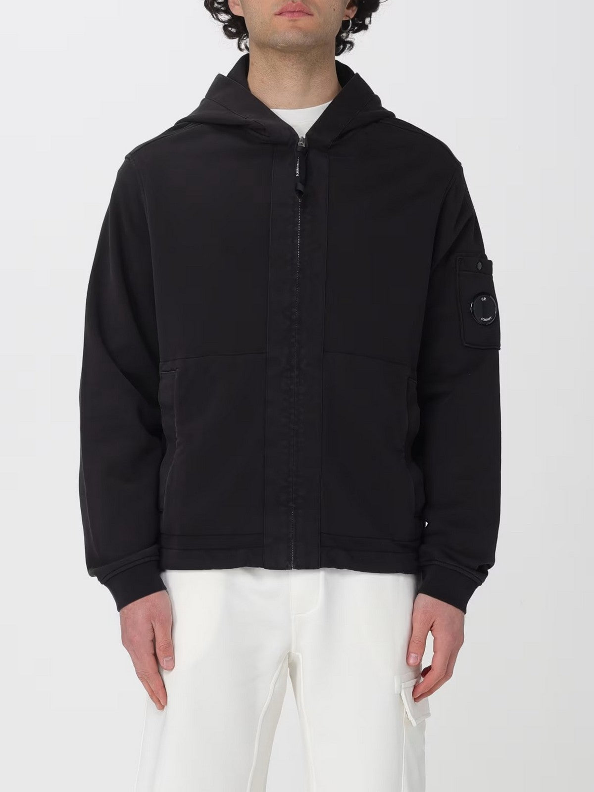 C.P. COMPANY Felpa Uomo 20CMSS039A110044G 999 999 - BLACK