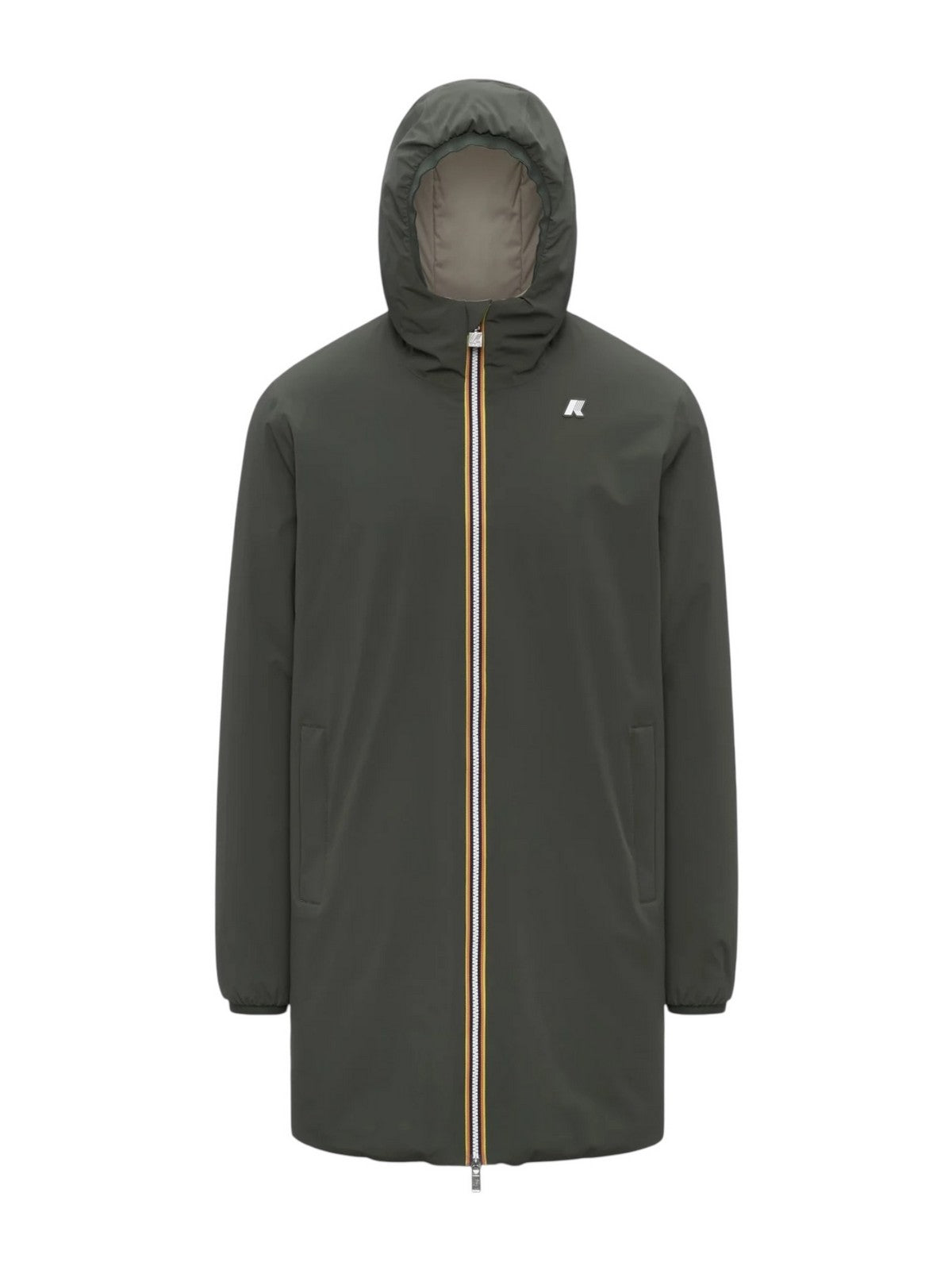 K-WAY Giubbino Uomo JACOB ST WARM DOUBLE K6128WW B2P GREEN BLACKISH - Gr