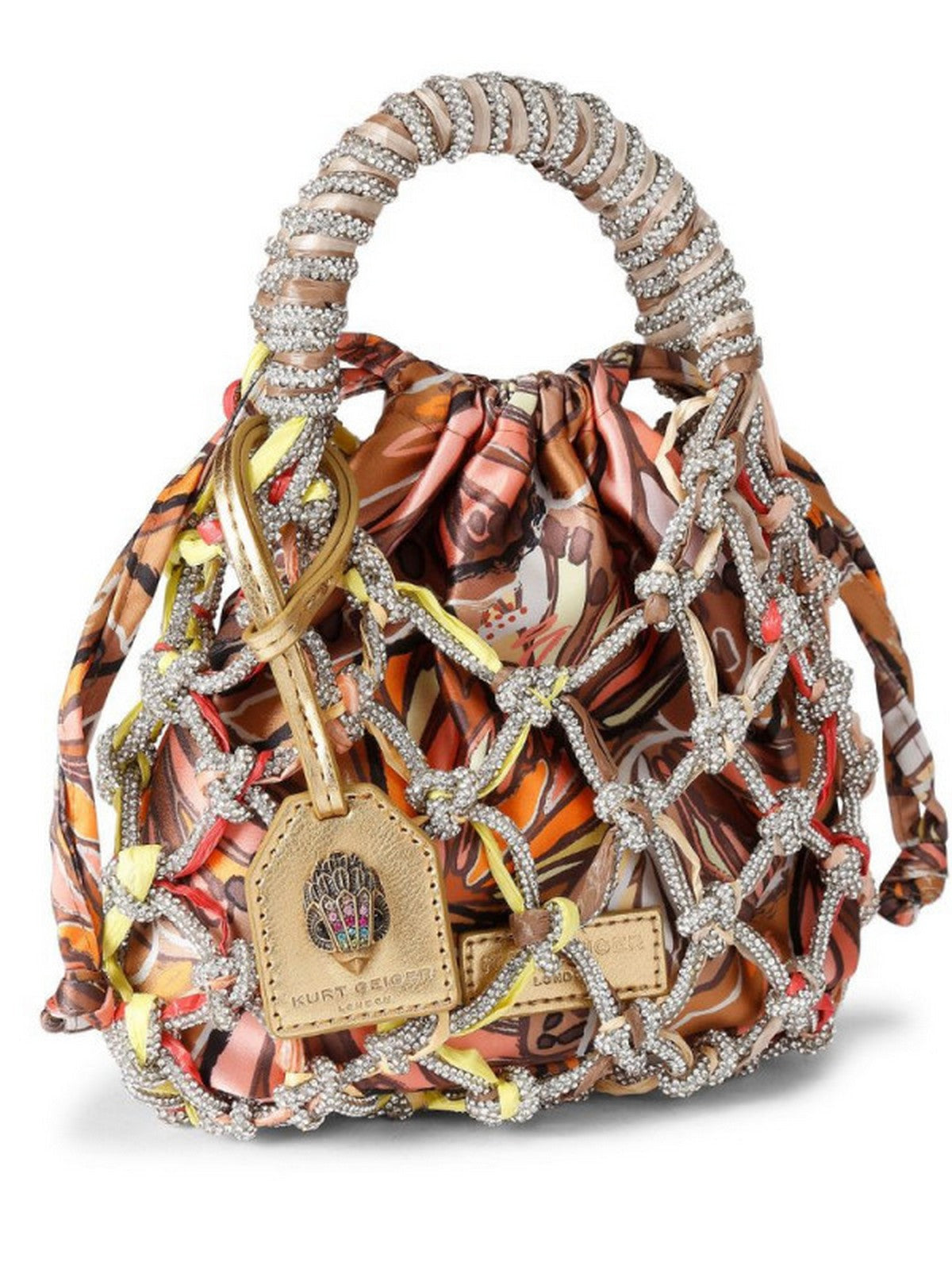 KURT GEIGER Borsa Donna 690-SM MACRAME CRYSTAL BAG 2038239689 BROWN/OTH BROWN/OTH