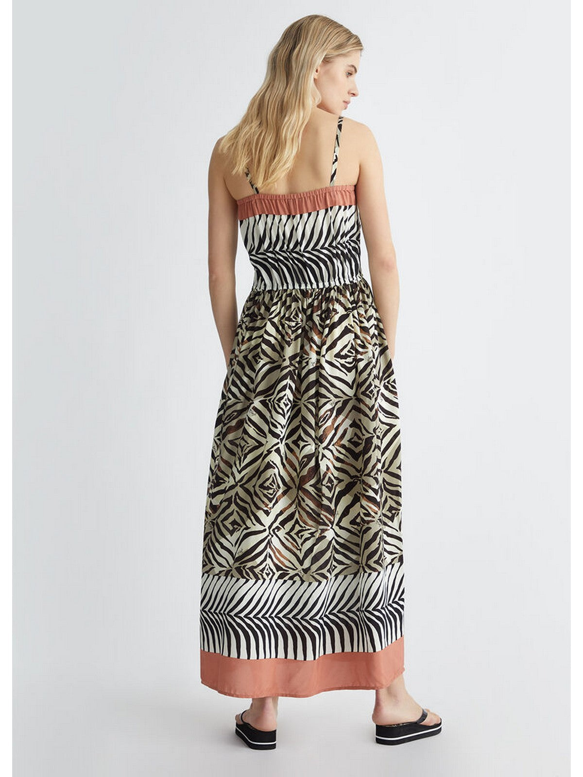 LIU Jo Beachwear Woman Dress V4169TS056 N9076 Brown